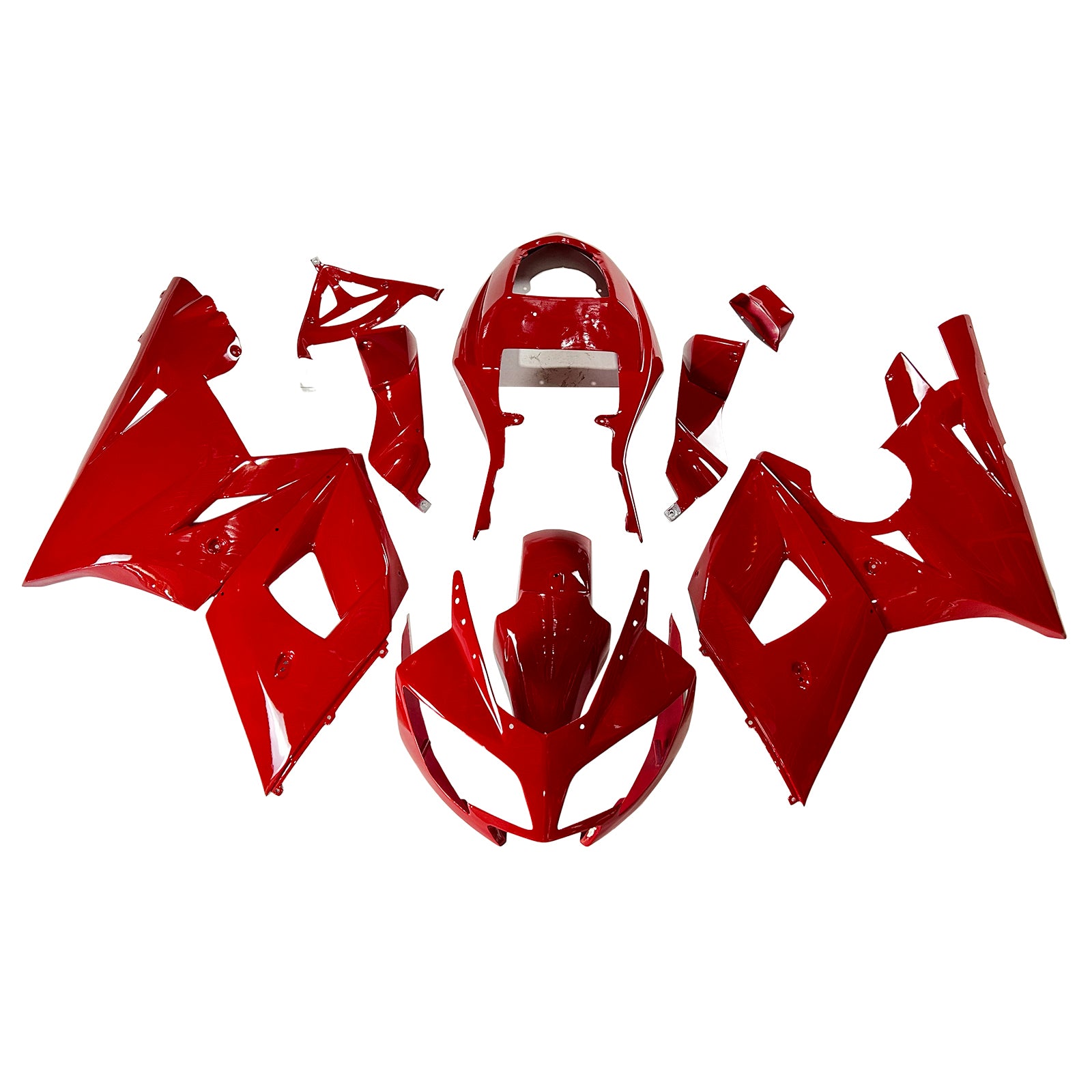 2002-2005 Triumph Daytona 600 Amotopart Kit de carenado de inyección Carrocería Plástico ABS # 107