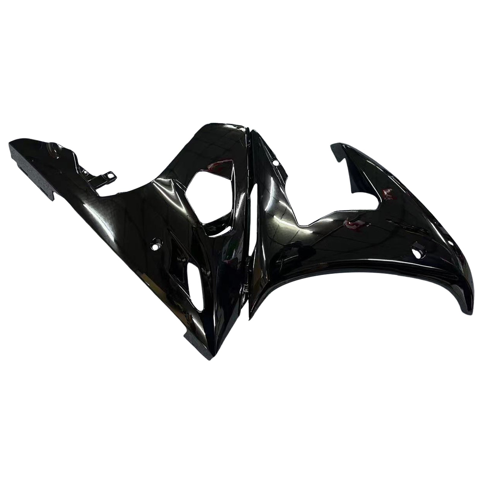 Kit en plastique d'injection de carénage avec un ajustement du boulon pour yamaha 2005 yzf r6 gloss noir générique