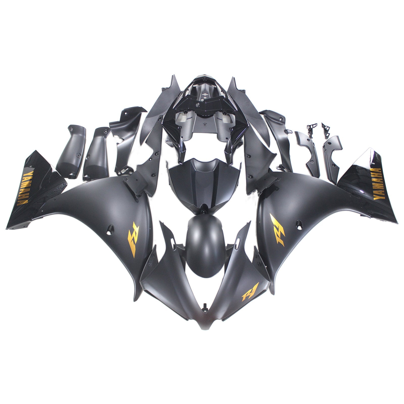 2012-2014 Yamaha yzf 1000 R1 Kit de camence d'injection Amotopart Bodywork Plastic Abs # 107
