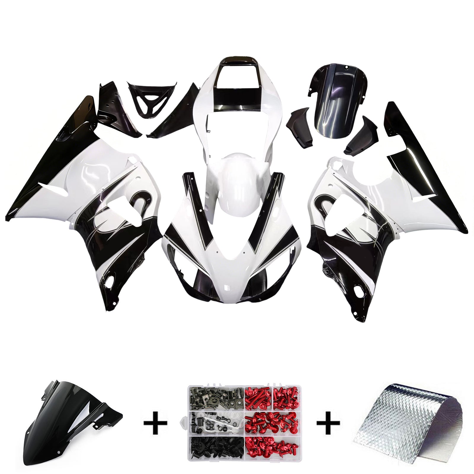 1998-1999 Yamaha YZF 1000 R1 vstrekovacia kapotaová súprava karoséria Plast ABS #108