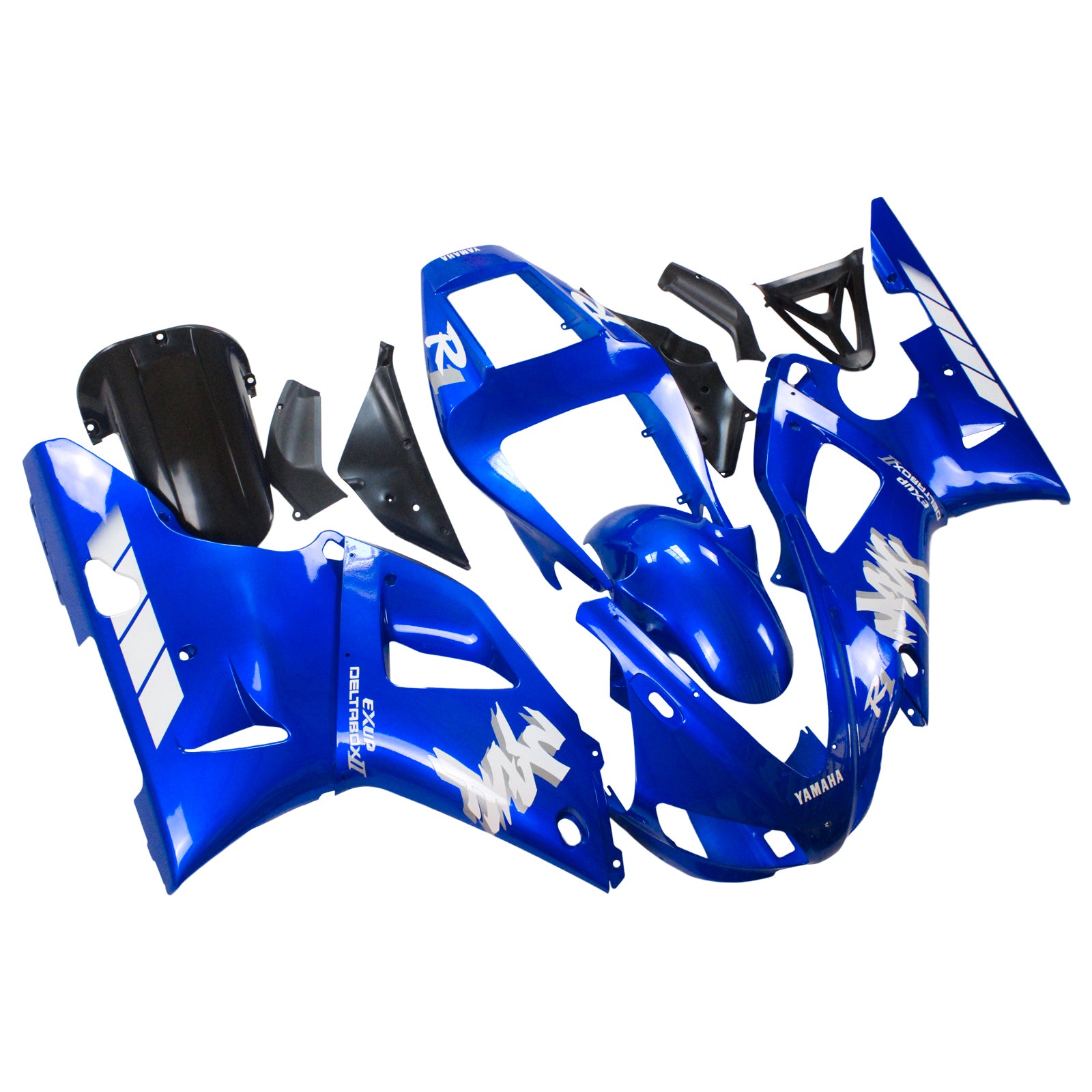 1998-1999 Yamaha YZF 1000 R1 Kit de carénage d'injection carrosserie plastique ABS # 111