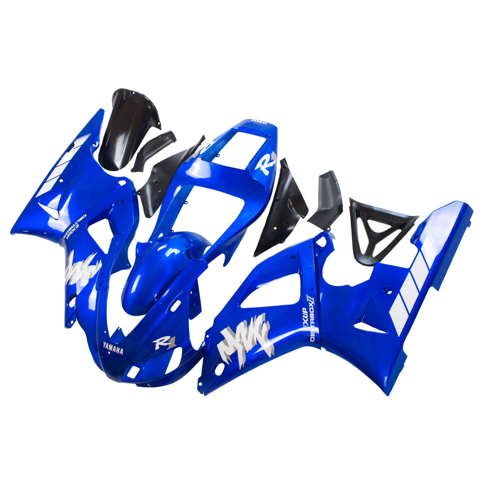 1998-1999 Yamaha YZF 1000 R1 Kit de carénage d'injection carrosserie plastique ABS # 111