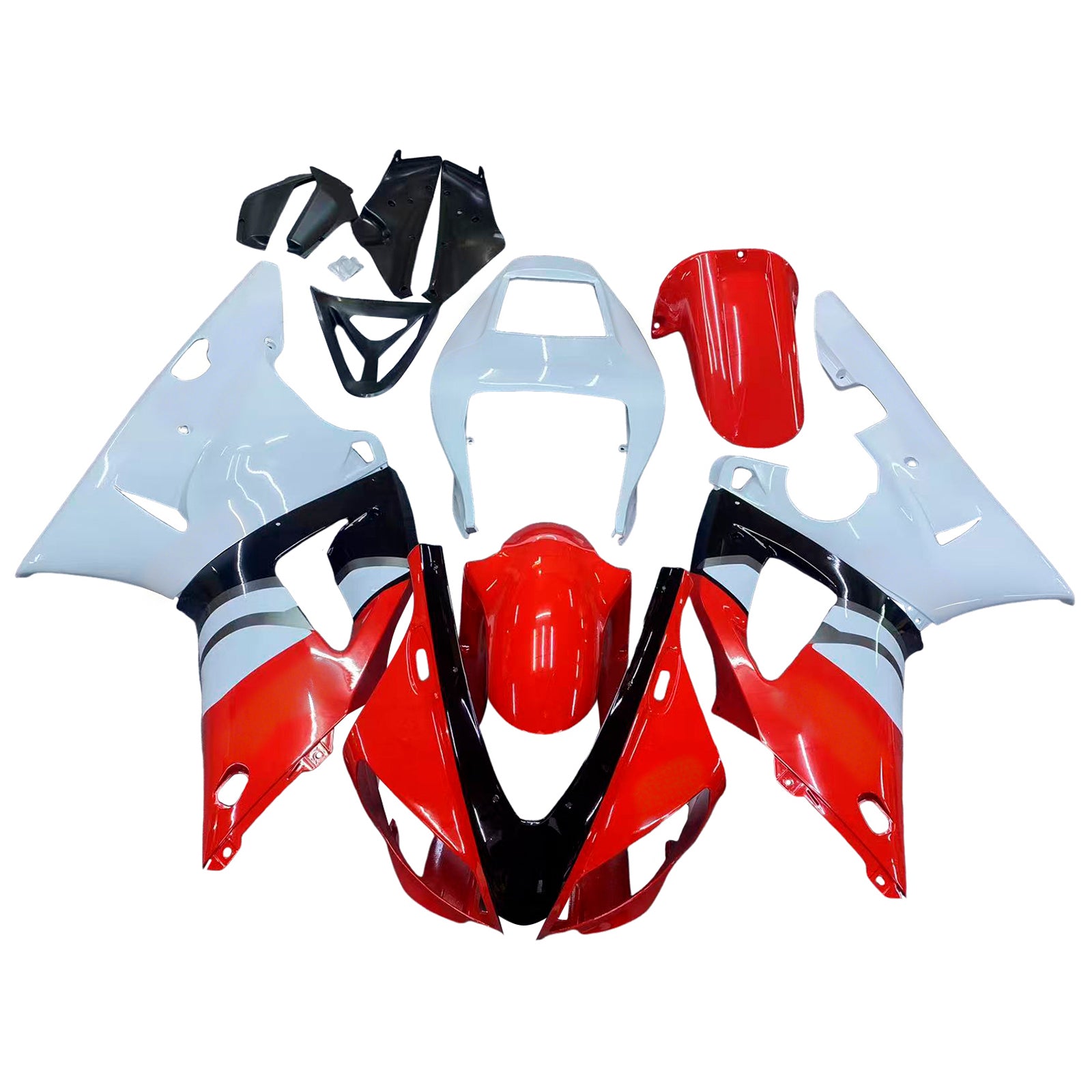 1998-1999 Yamaha YZF-R1 Injection Fairing Kit Karosseri Plast ABS