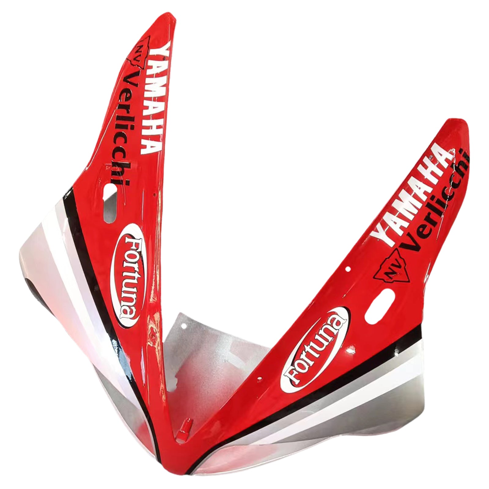 2002-2003 Yamaha YZF-R1 rood zilver Fortuna Racing stroomlijnkappen algemeen