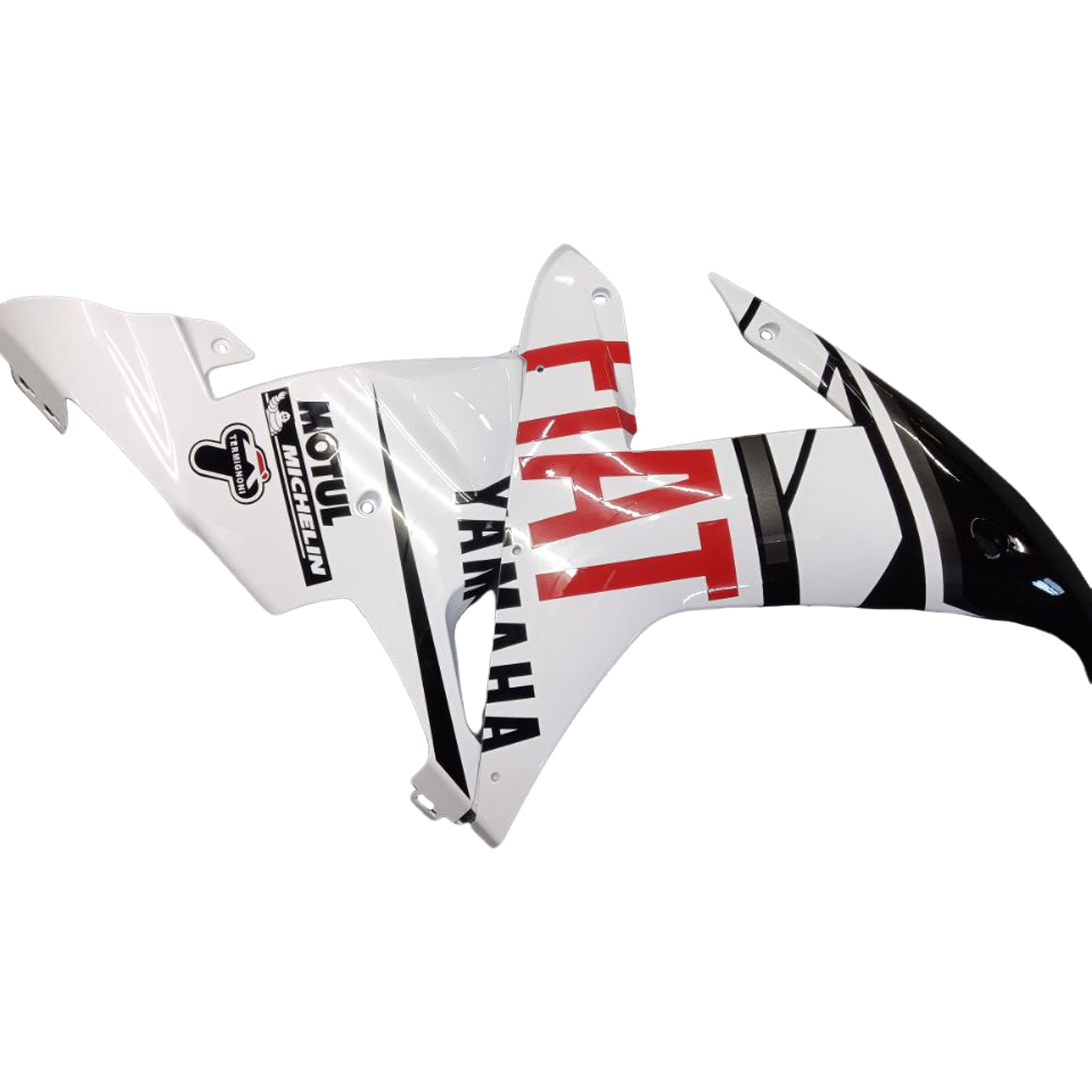 2002-2003 yamaha yzf-r1 noir blanc n ° 46 farines de course fiat générique
