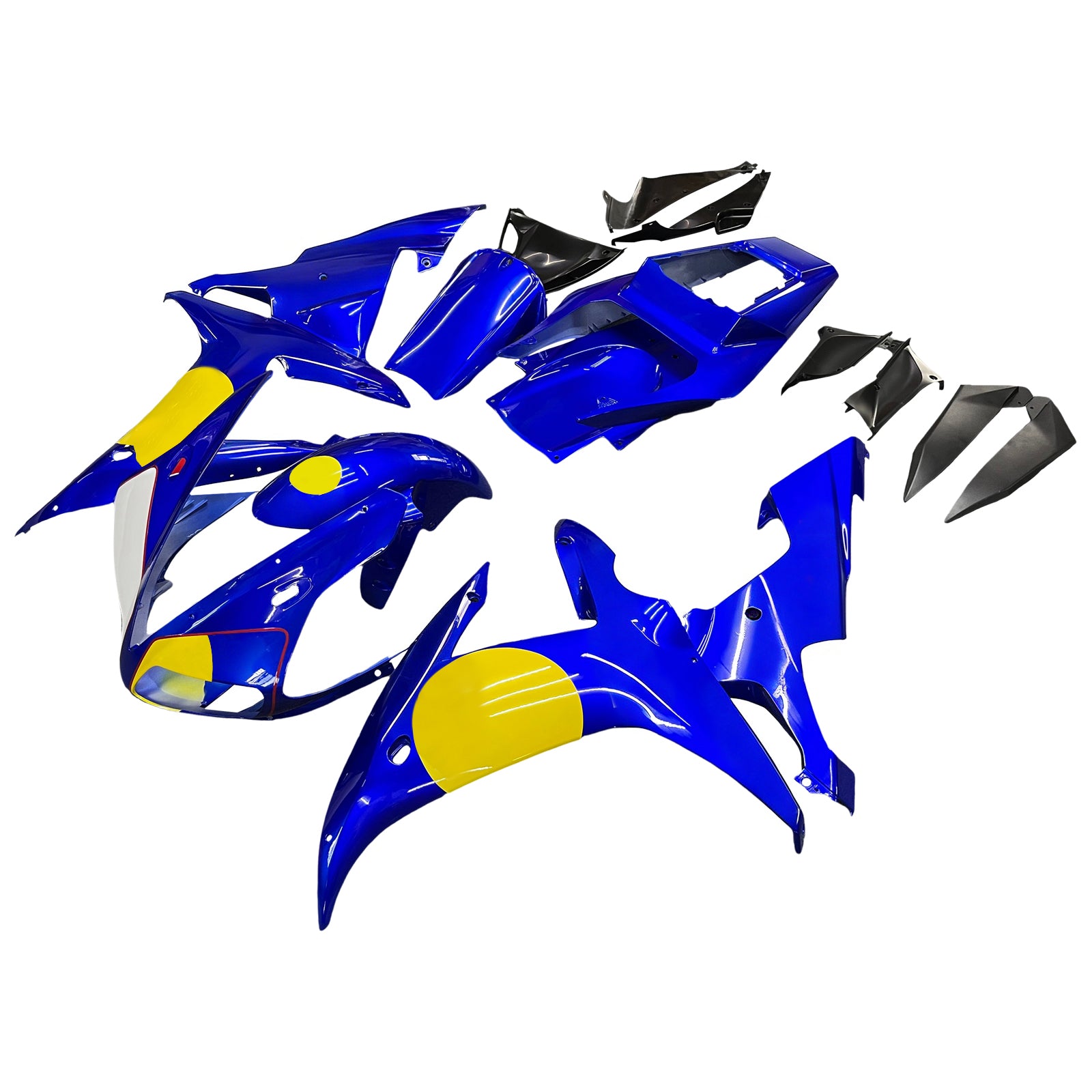 2002-2003 Yamaha YZF 1000 R1 Injectiekuipset Carrosserie Kunststof ABS #102