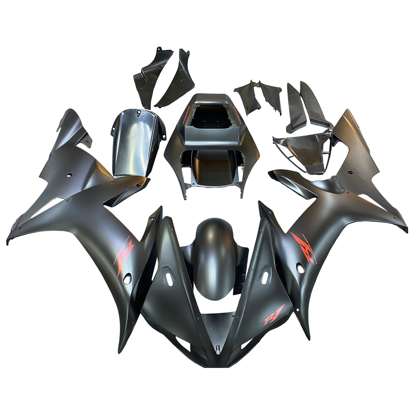 2002-2003 Yamaha YZF 1000 R1 Injeksjon Fairing Kit Bodywork Plastic ABS #112