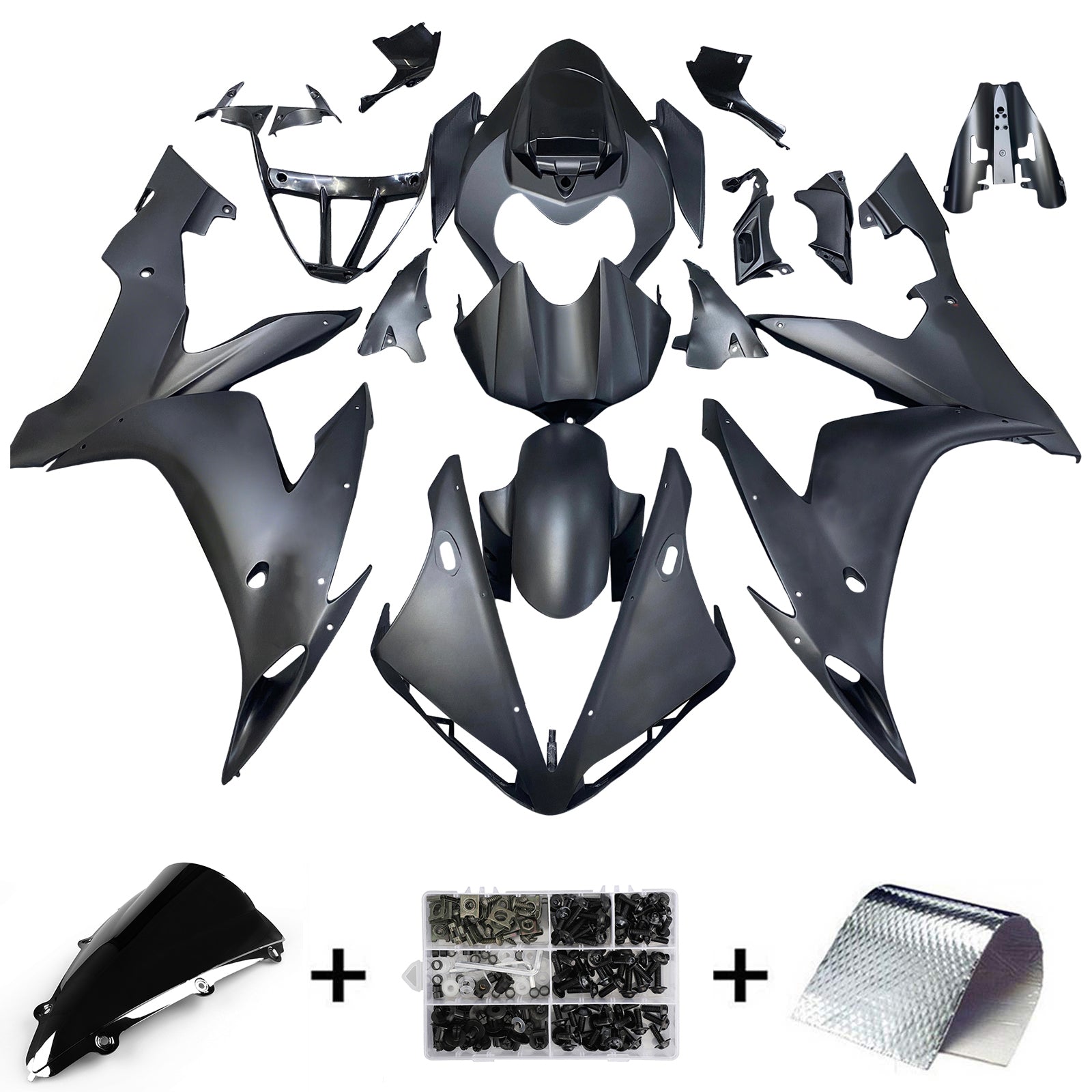 2004-2006 YAMAHA YZF 1000 R1 injektionsmässa kit Bodywork Plastic ABS #33