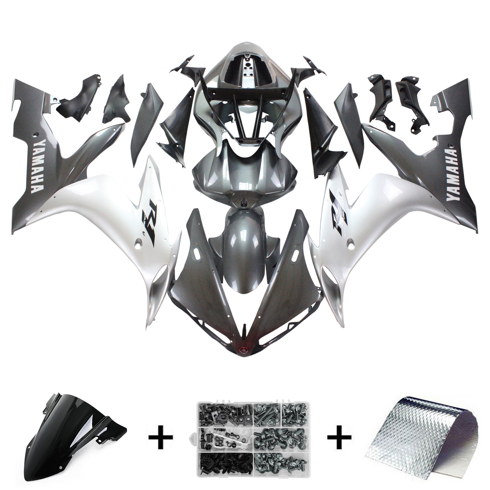 2004-2006 YAMAHA YZF 1000 R1 AMotopart Injection Fairing Kit Bodywork Plastic ABS #115