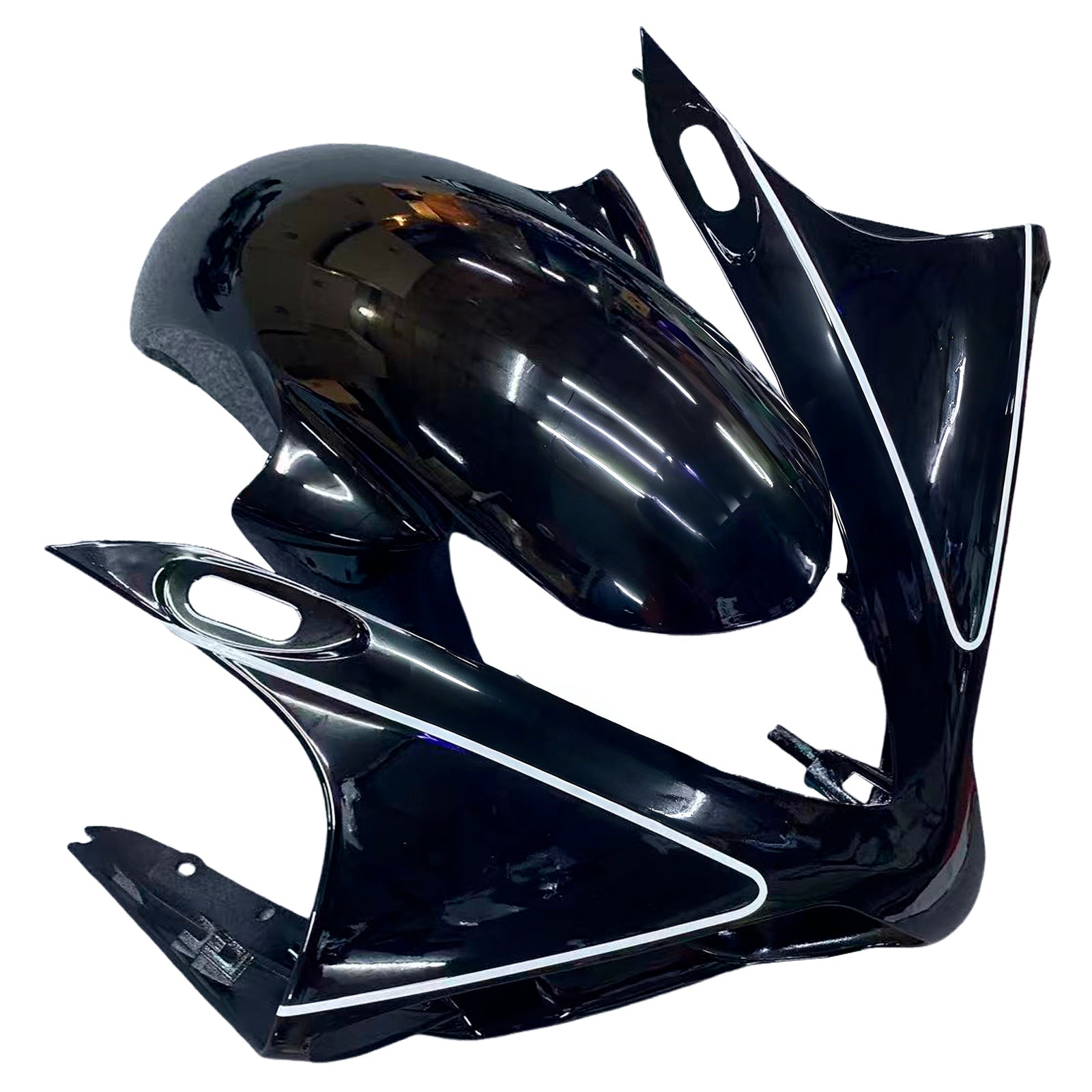 2007-2008 Yamaha YZF-R1 Black Fiat Racing Fairings Generic