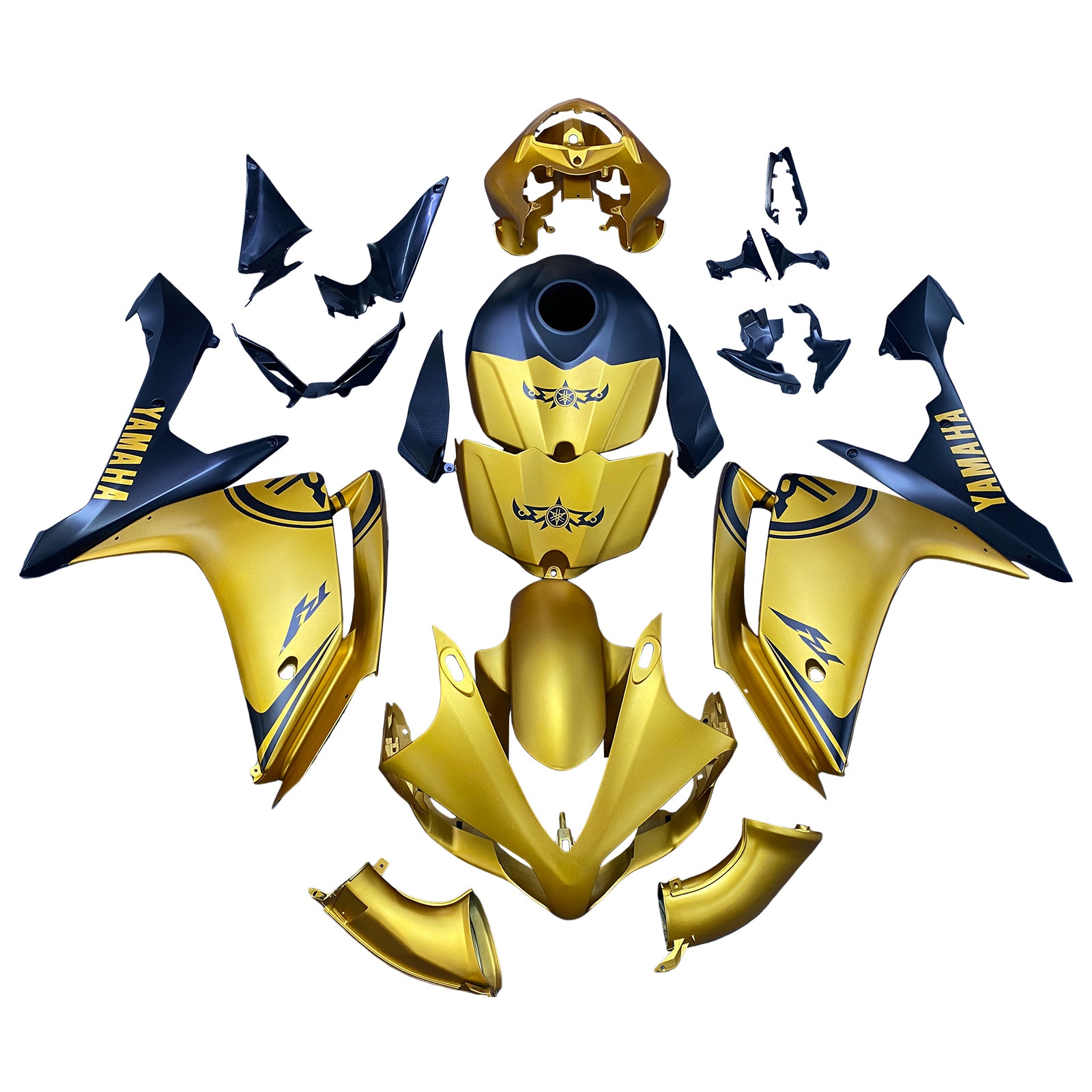 2007-2008 Yamaha YZF 1000 R1 Kit de carénage carrosserie plastique ABS