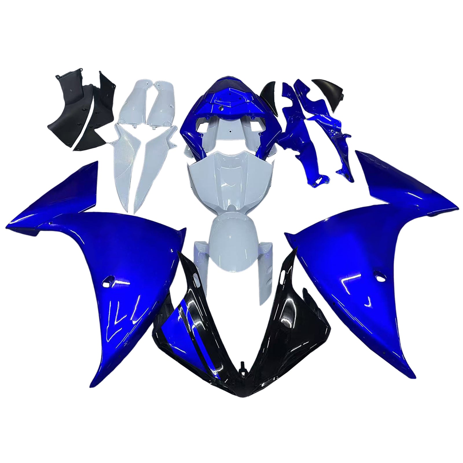 2009-2011 Yamaha YZF 1000 R1 Kit de carénage d'injection carrosserie plastique ABS # 169