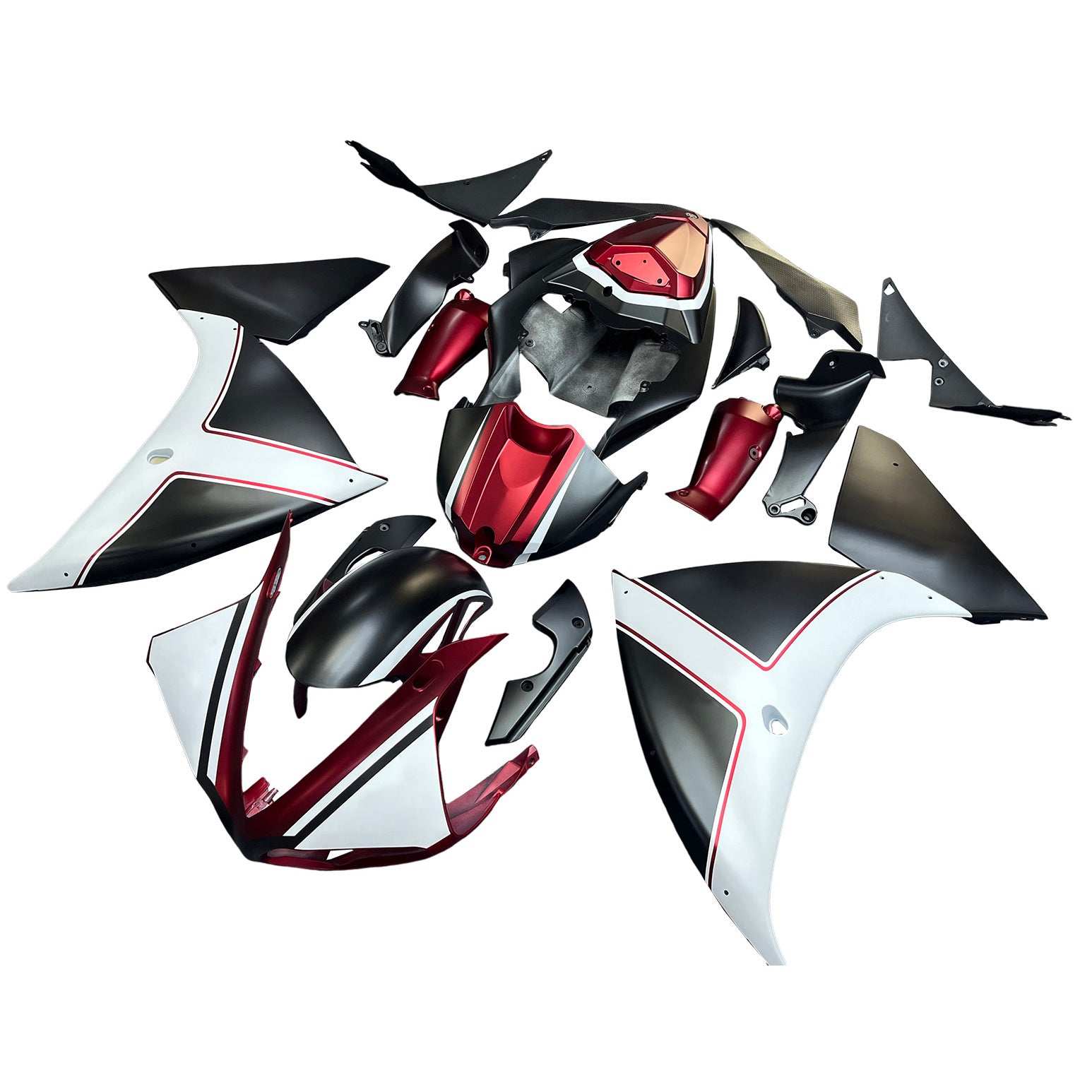2009-2011 Yamaha YZF 1000 R1 Injection Fairing Kit Karosseri Plast ABS#171