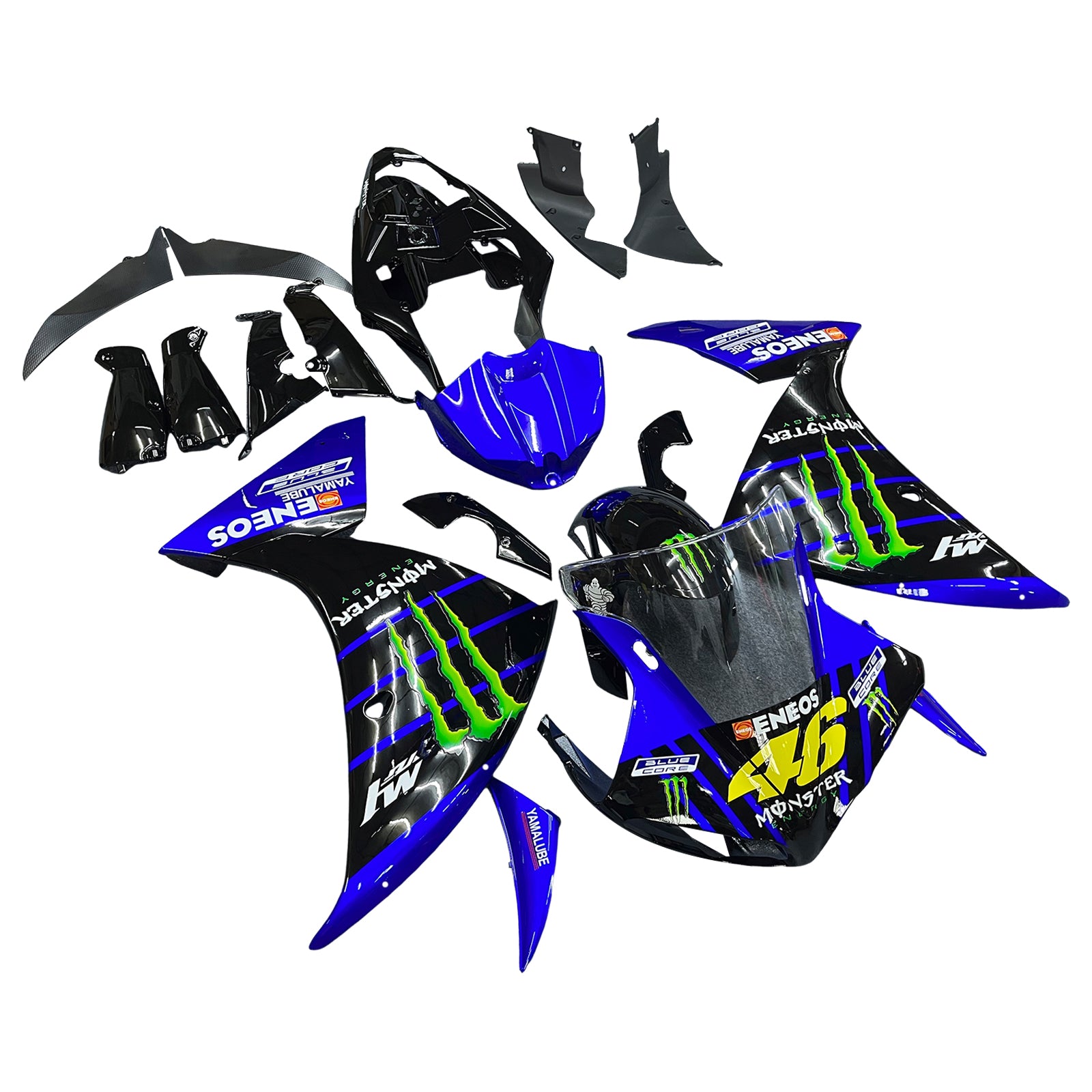2009-2011 Yamaha YZF 1000 R1 Vstrekovacia kapotaová súprava Kodework plast#173