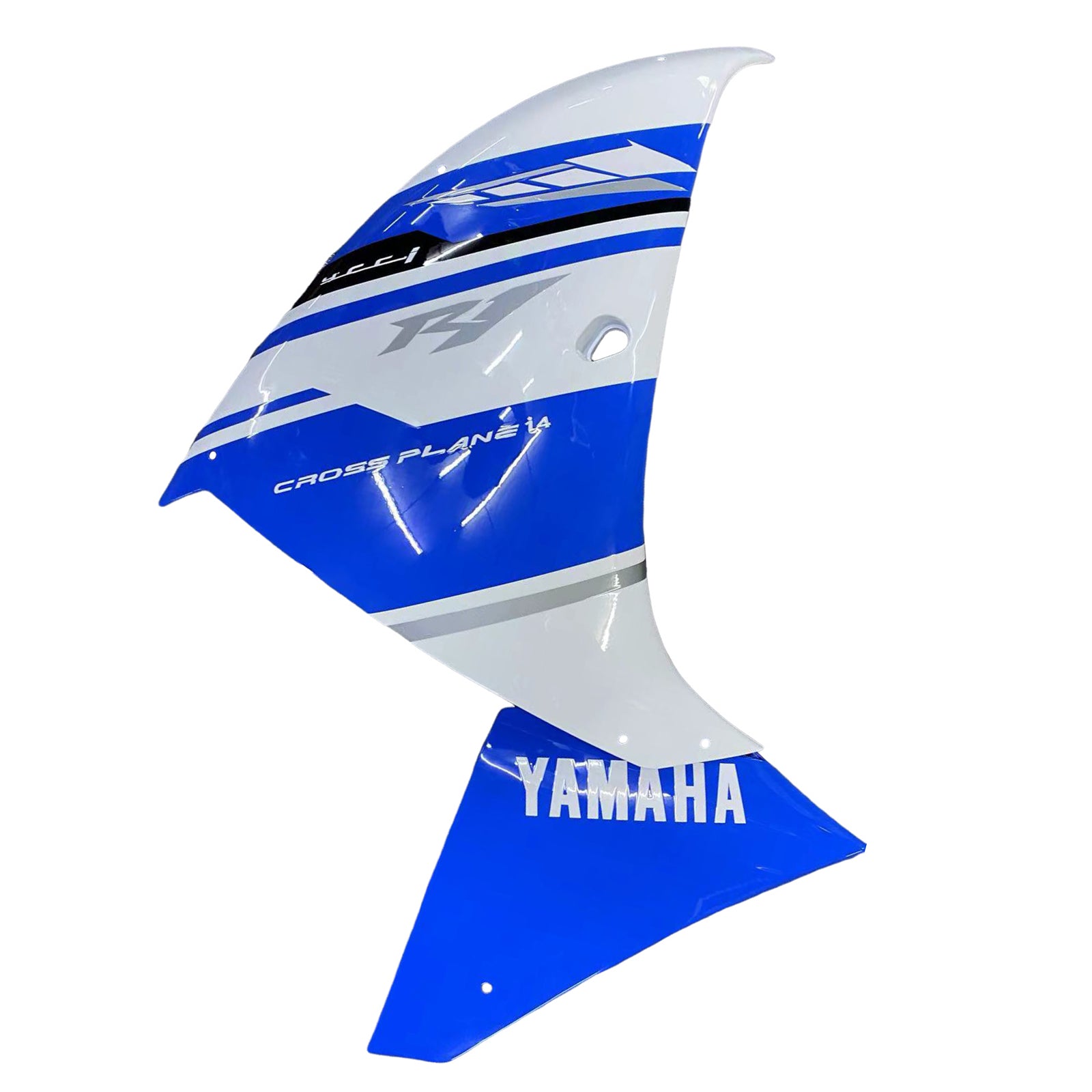2012-2014 Yamaha R1 Kåpa Blå&Vit färgsats
