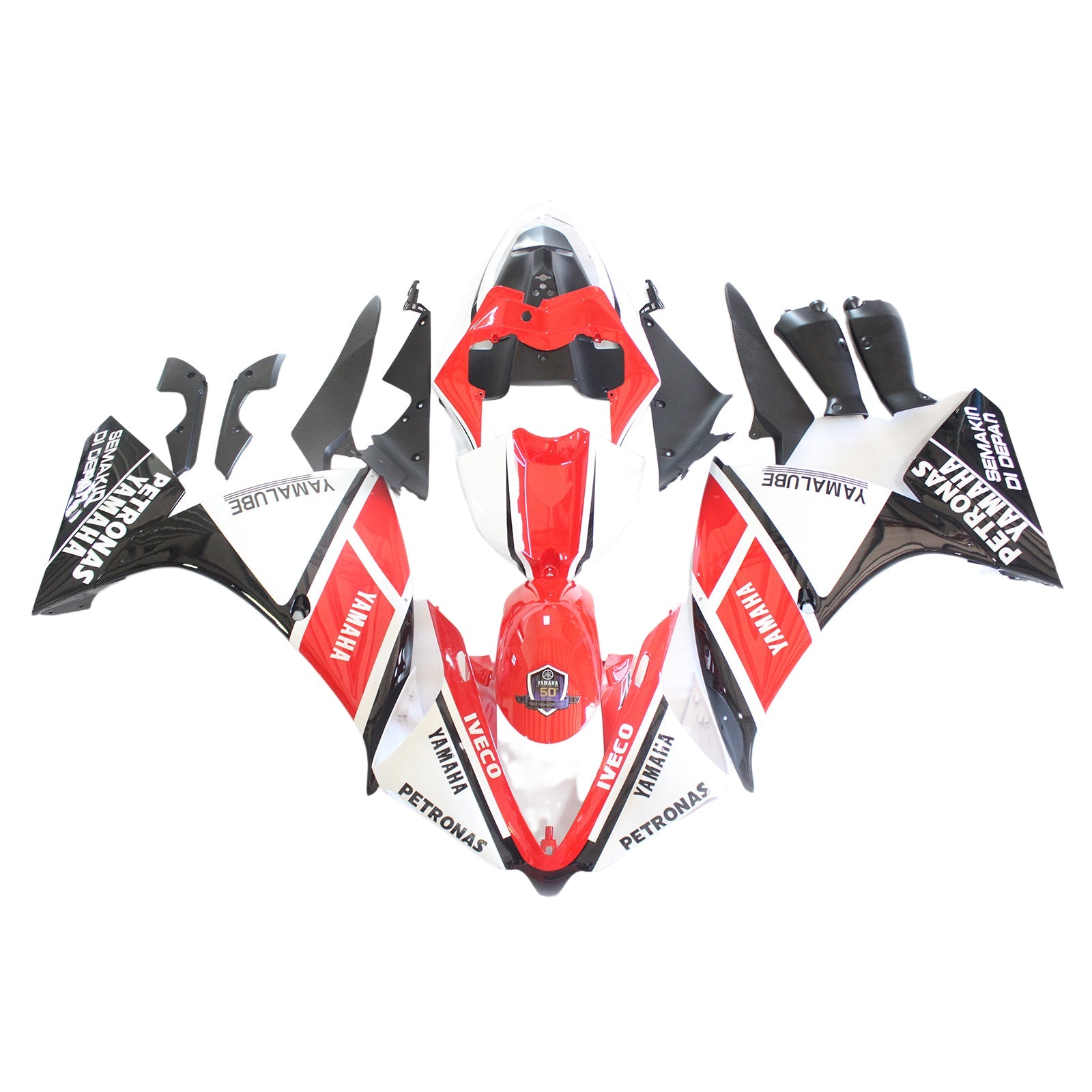 2012-2014 YAMAHA YZF 1000 R1 AMotopart Injection Fairing Kit Bodywork Plastic ABS #102