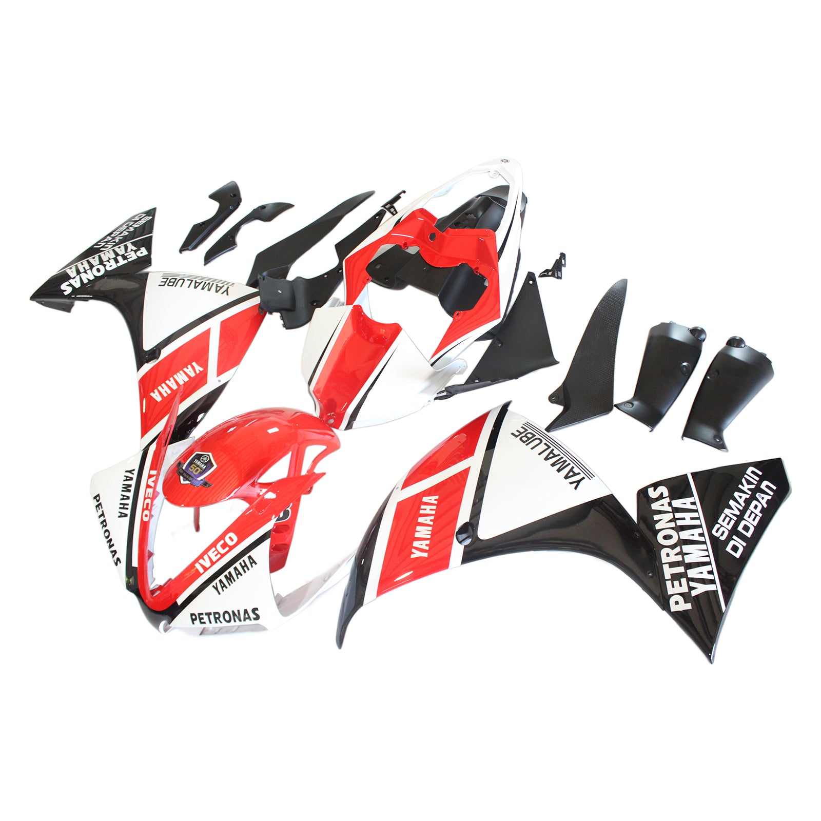 2012-2014 YAMAHA YZF 1000 R1 AMotopart Injection Fairing Kit Bodywork Plastic ABS #102