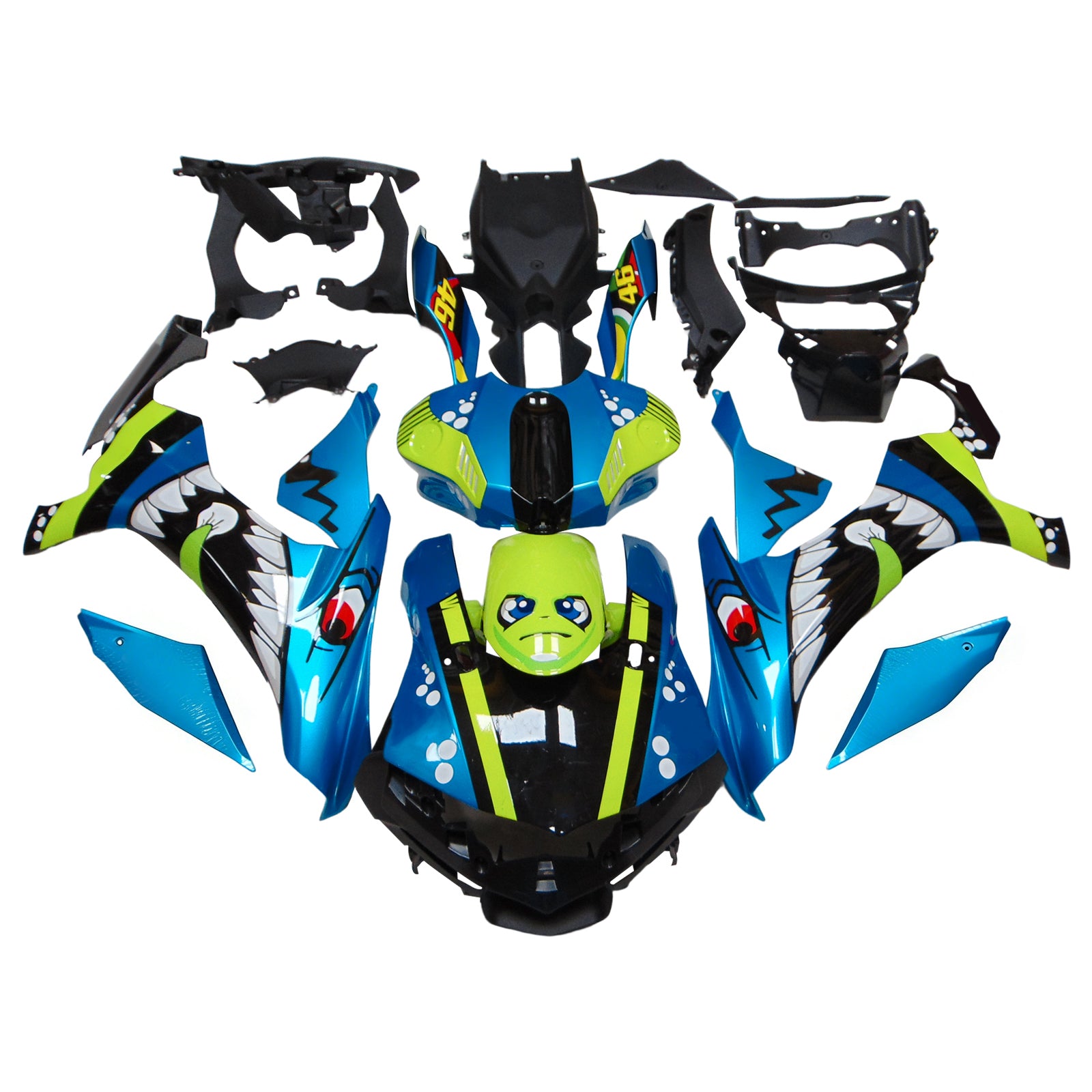 Kit de carénage Yamaha YZF 1000 R1 2015-2019 générique
