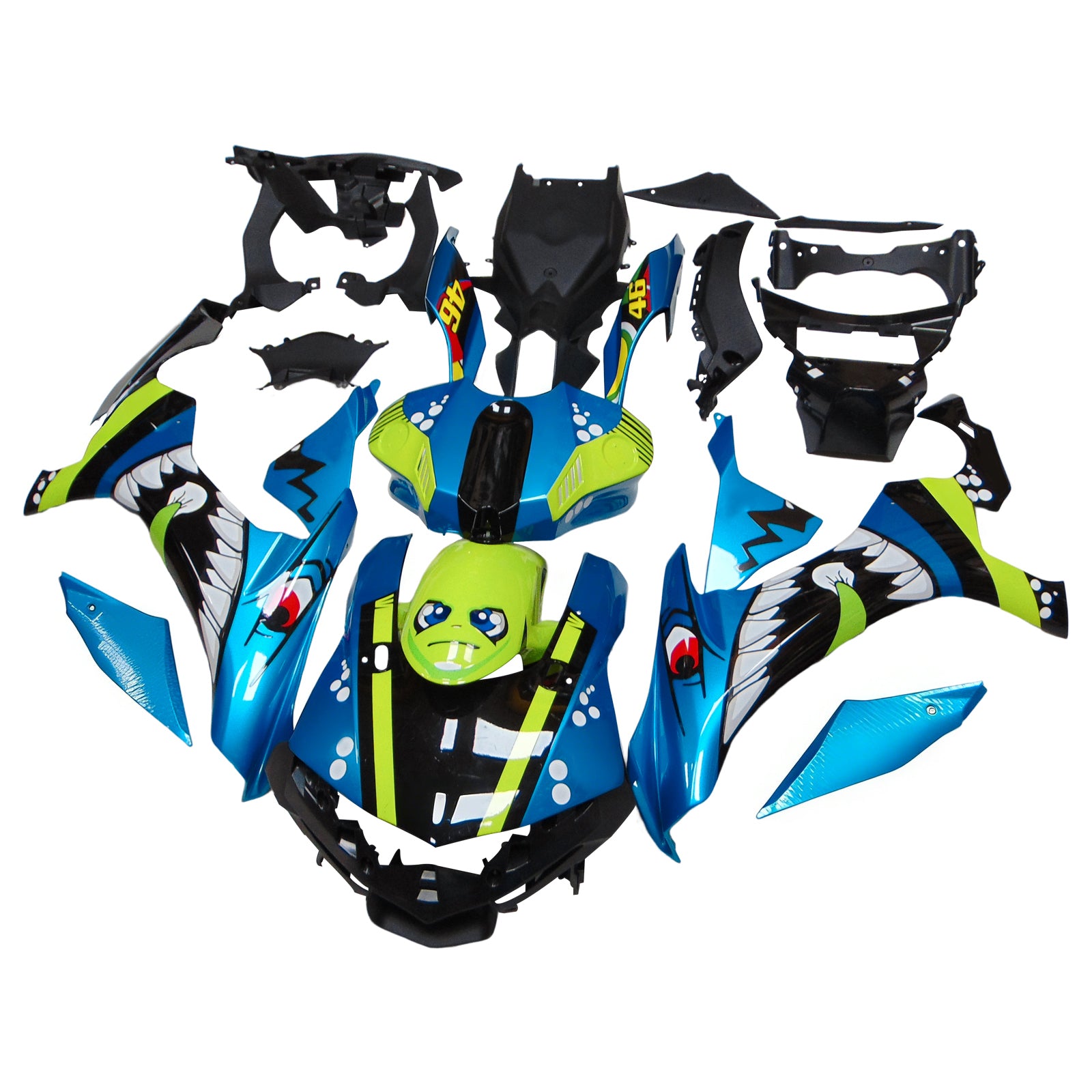 Kit de carénage Yamaha YZF 1000 R1 2015-2019 générique