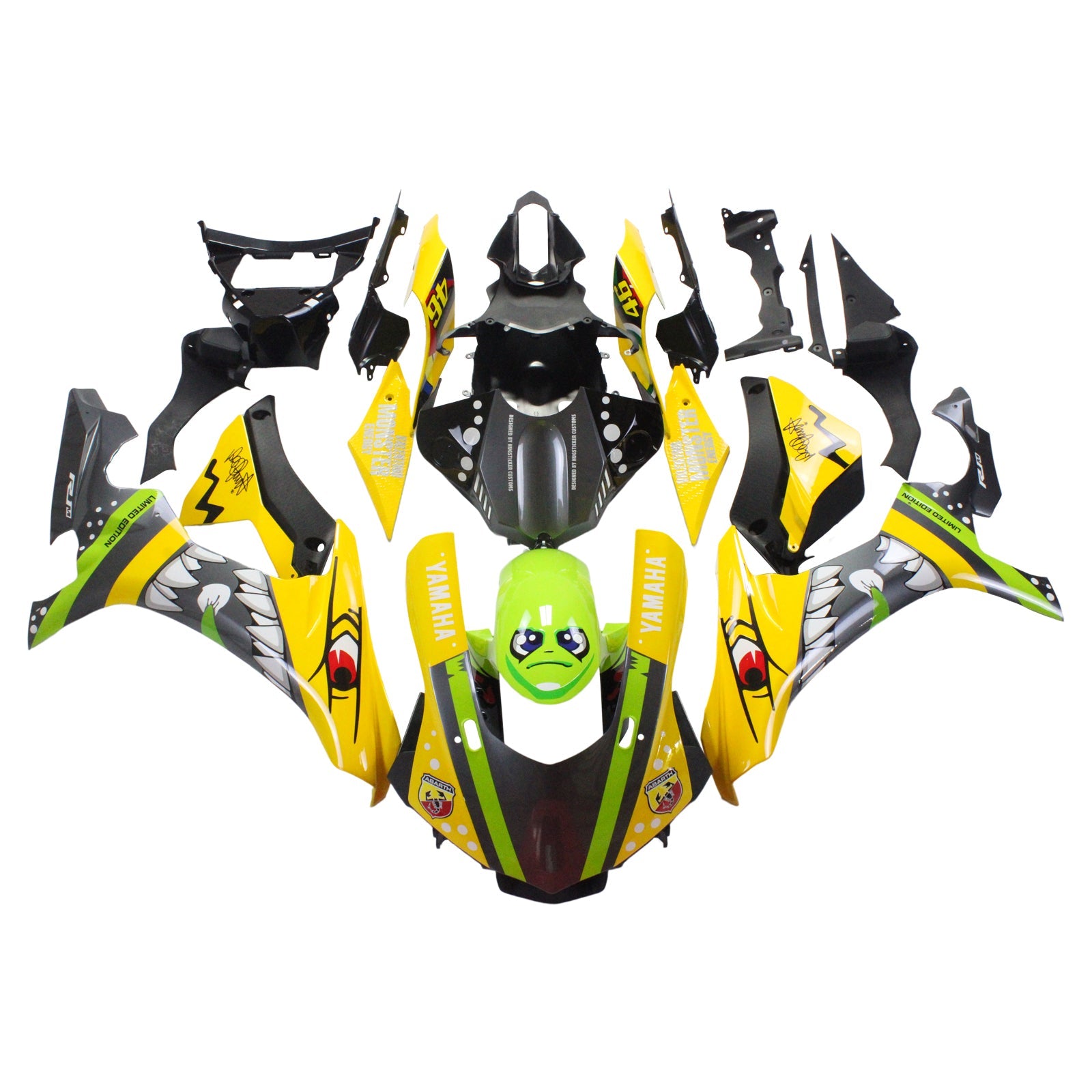 2015-2019 Yamaha yzf 1000 R1 Kit de carénage générique
