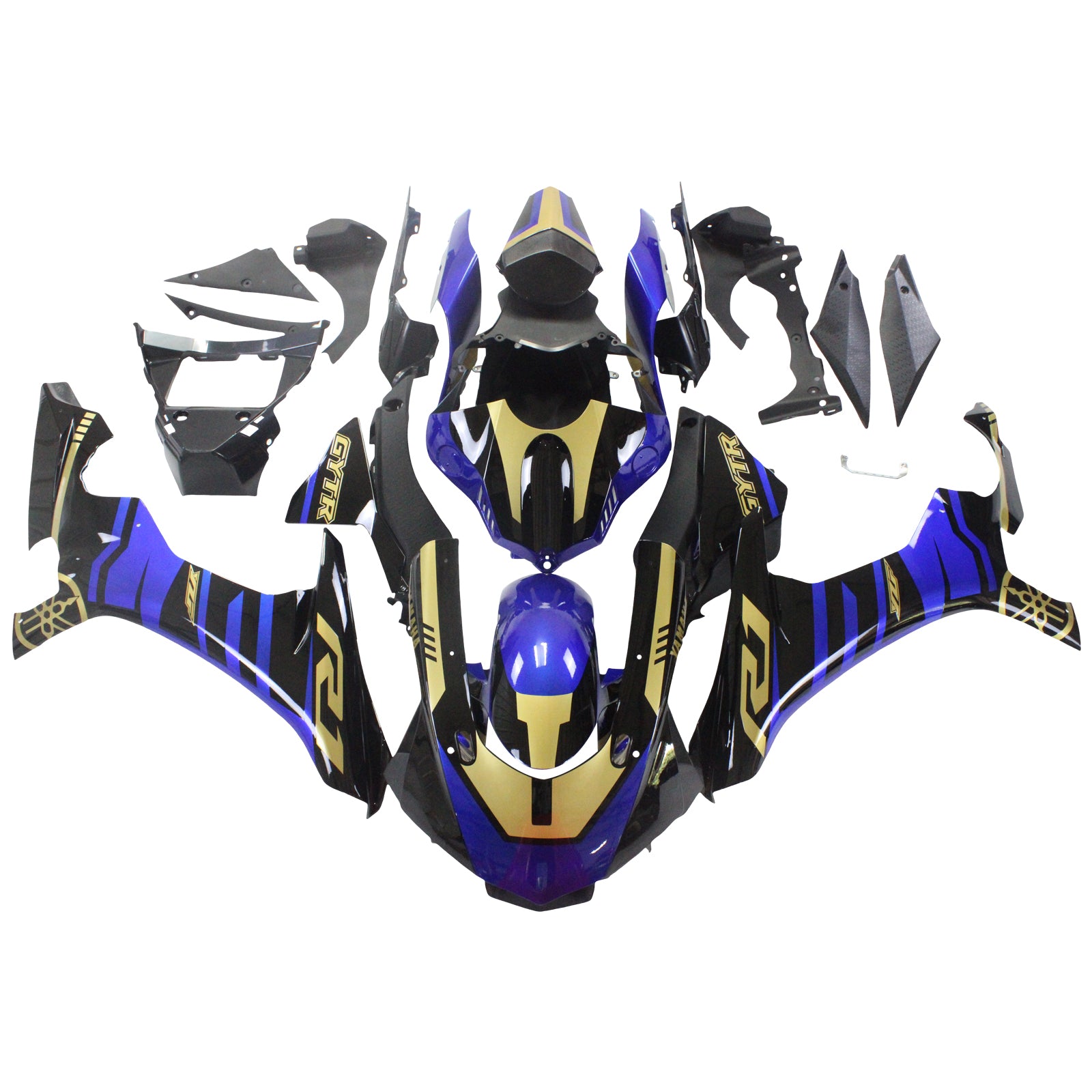 2015-2019 Yamaha YZF 1000 R1 Kit de carénage carrosserie plastique ABS