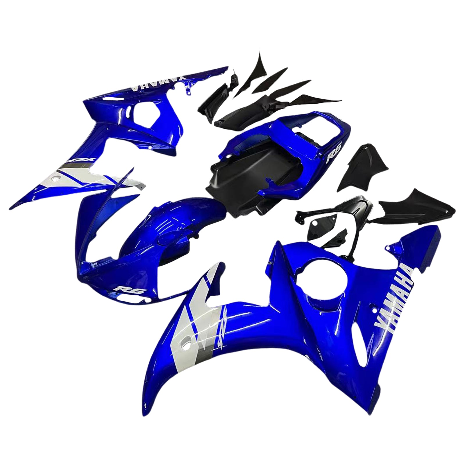 Yamaha R6 2003-2004 & Kit de carenado G-Blue para YZF R6S 2006-2009