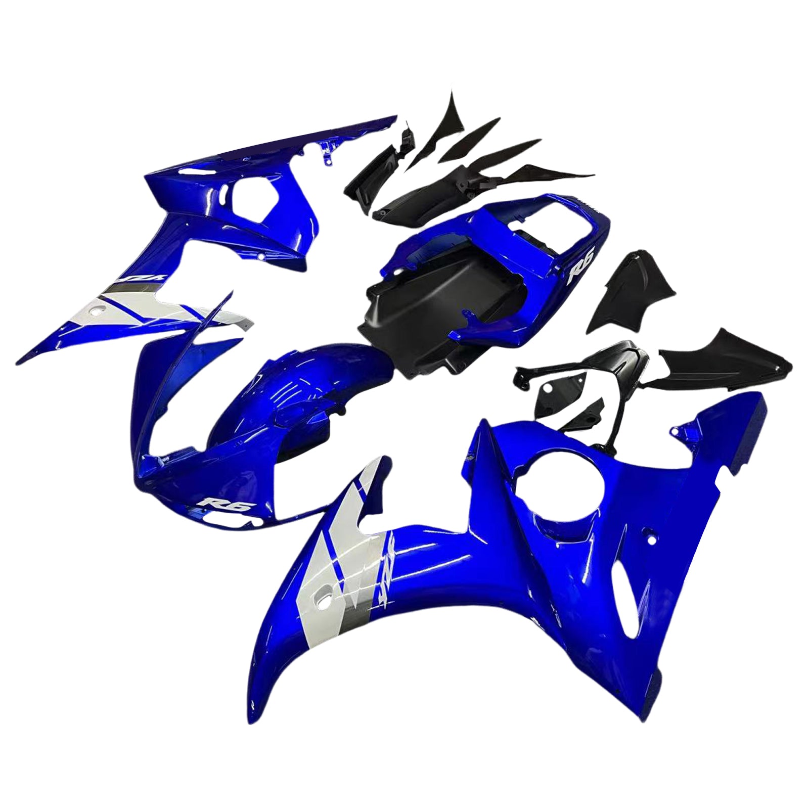 2003-2004 Yamaha YZF 600 R6 Fairing Kit Bodywork Injection ABS Blue