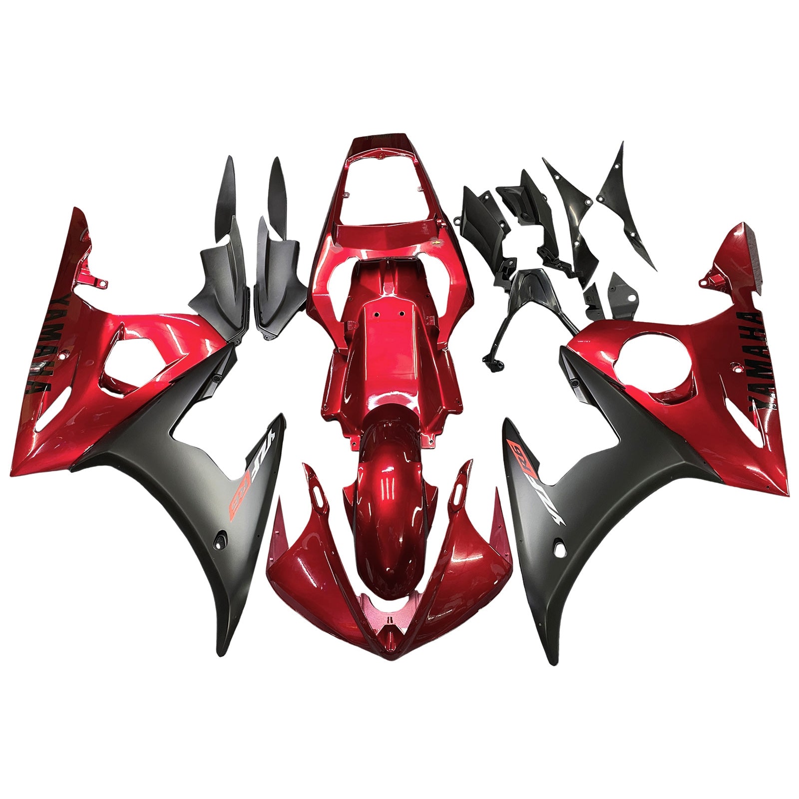 2003-2004 Yamaha YZF 600 R6 2006-2009 R6s Amotopart Injeksjon Fairing Kit Bodywork Plastic ABS #127