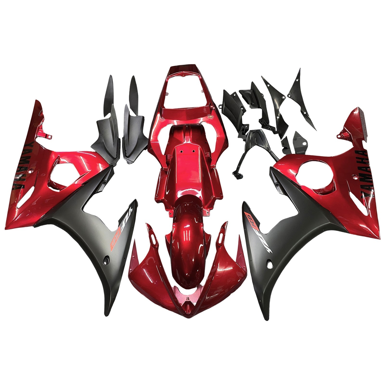 2003-2004 Yamaha YZF 600 R6 2006-2009 R6S AMOTOPT INJECÇÃO KIT BODYWORK ABS #127