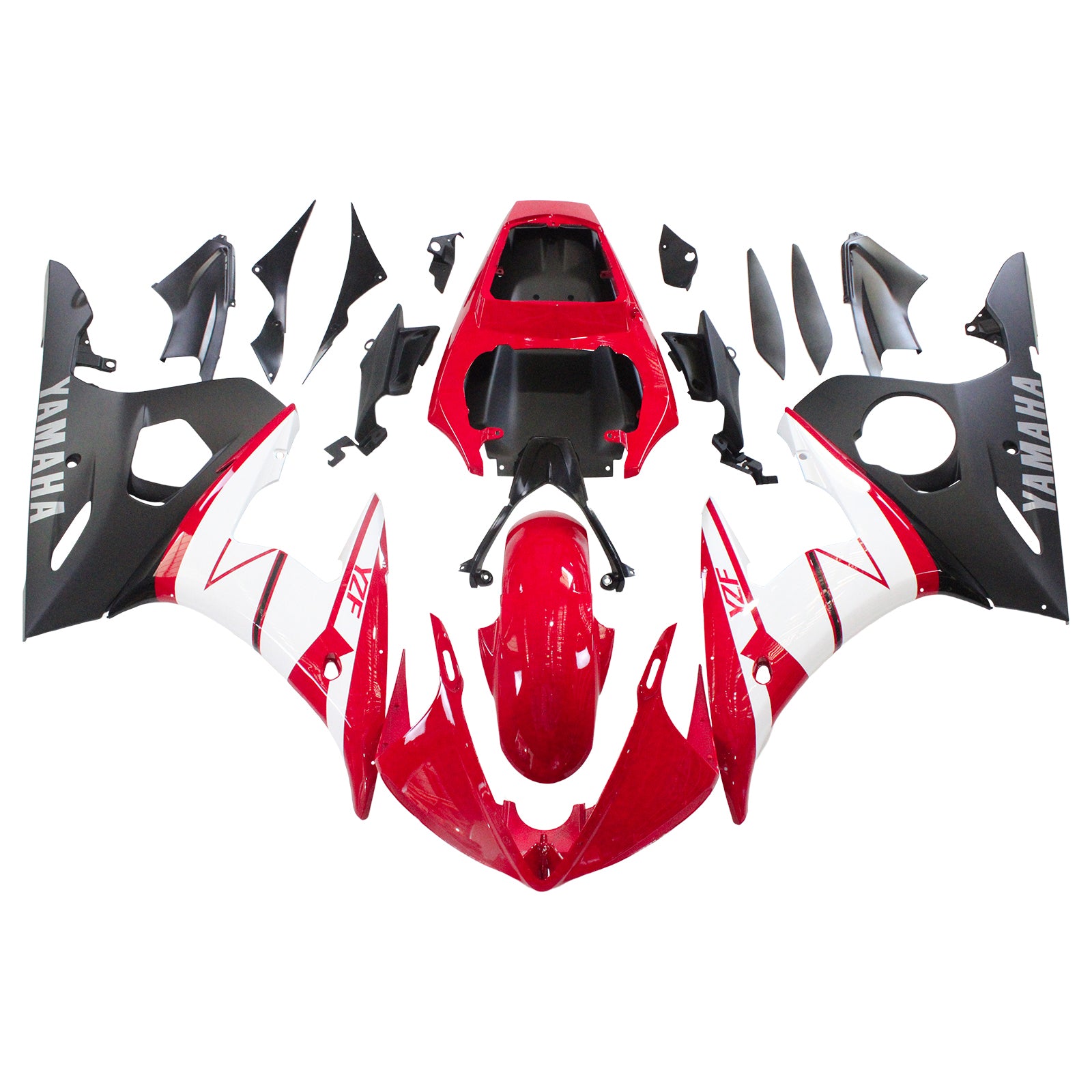 2003-2004 Yamaha YZF 600 R6 2006-2009 R6S Amotopart Injection Fairing Kit Bodywork Plastic ABS #139