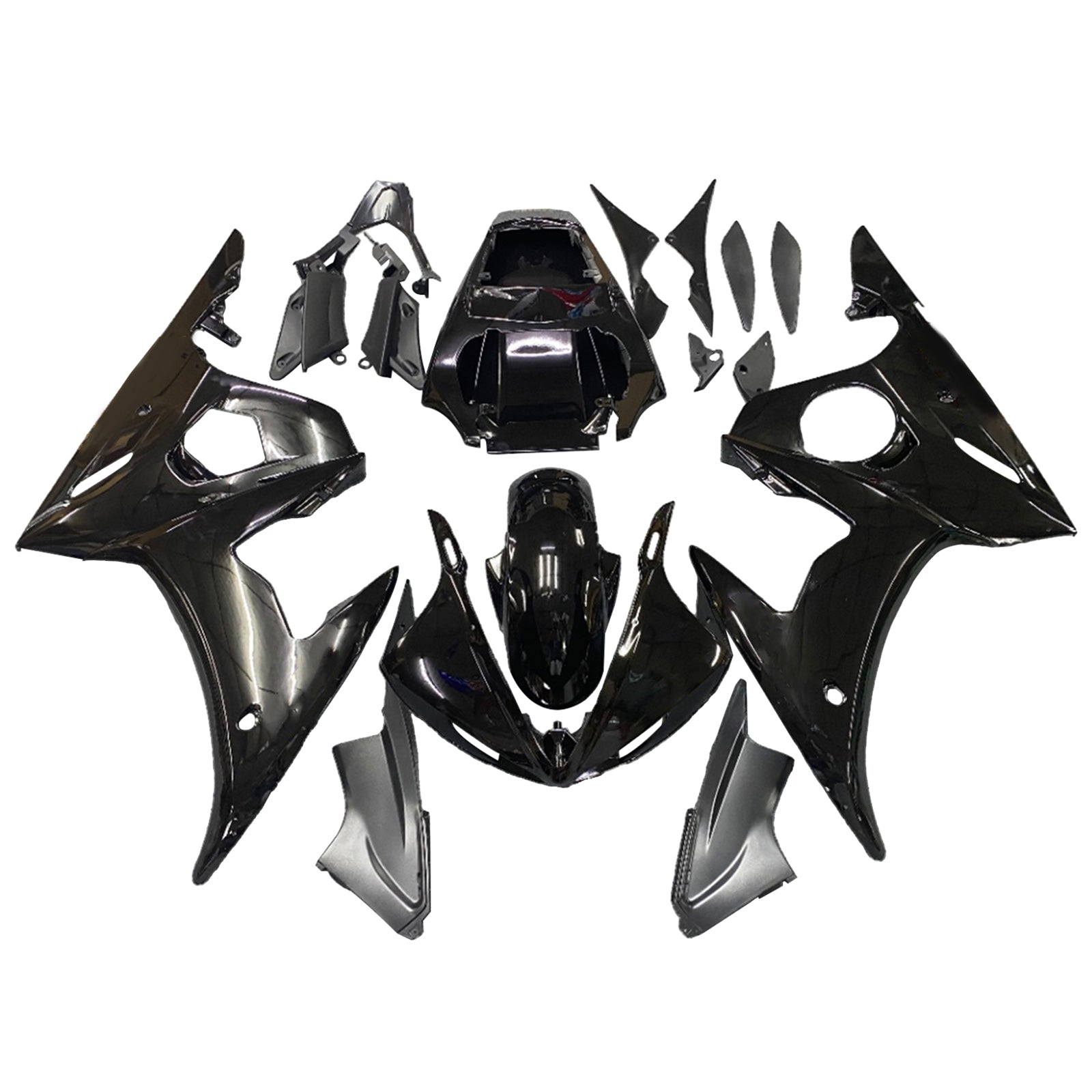 2003-2004 Yamaha YZF 600 R6 2006-2009 R6S Amotopart Injectie Kuipset Carrosserie Kunststof ABS #140