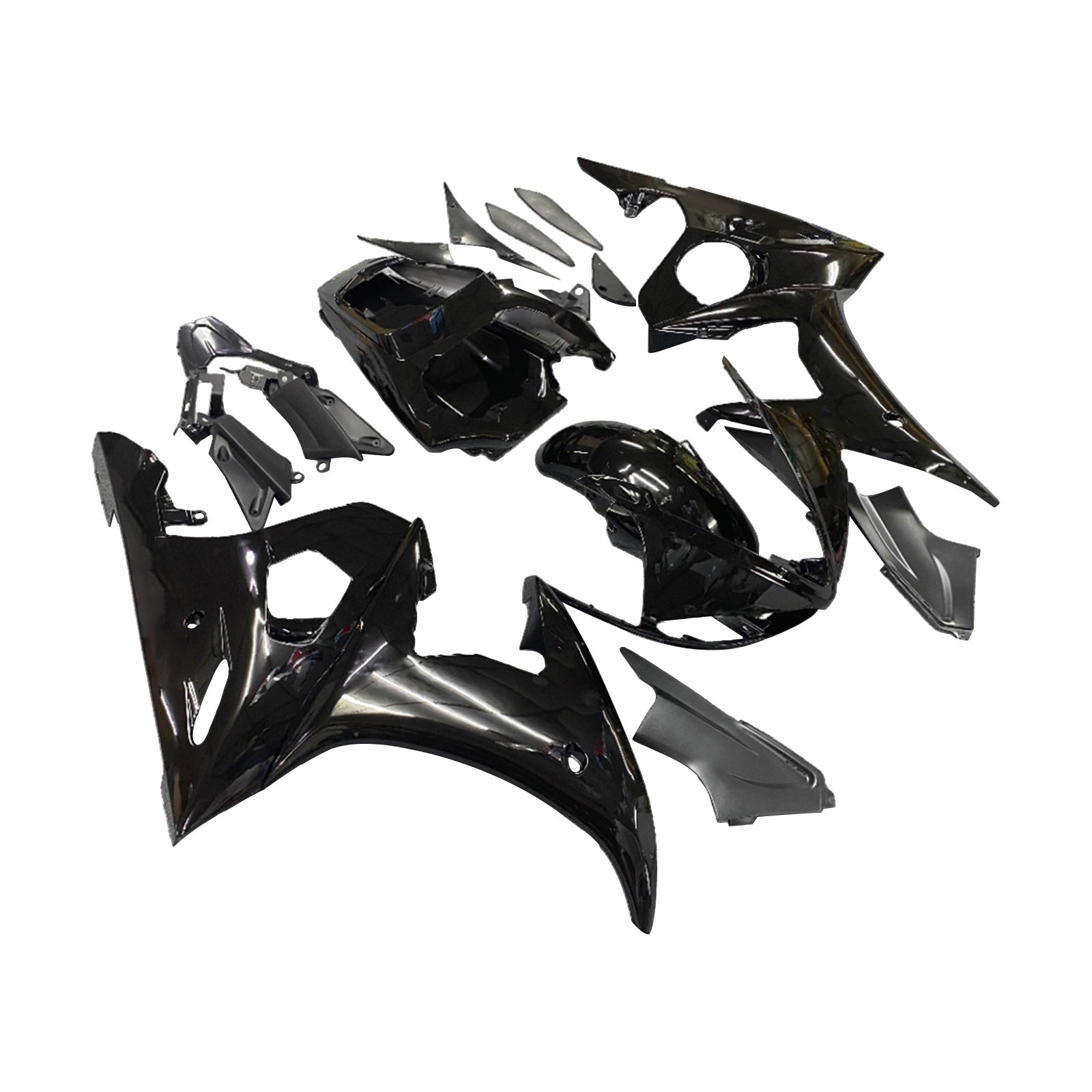 2003-2004 Yamaha YZF 600 R6 2006-2009 R6S Amotopart Injectie Kuipset Carrosserie Kunststof ABS #140