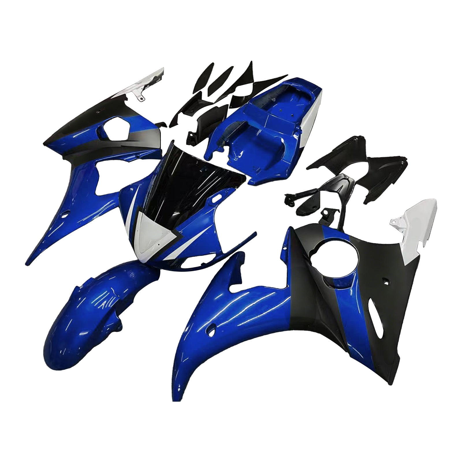 2003-2004 Yamaha YZF 600 R6/R6S Kit de carénage d'injection carrosserie plastique ABS #156