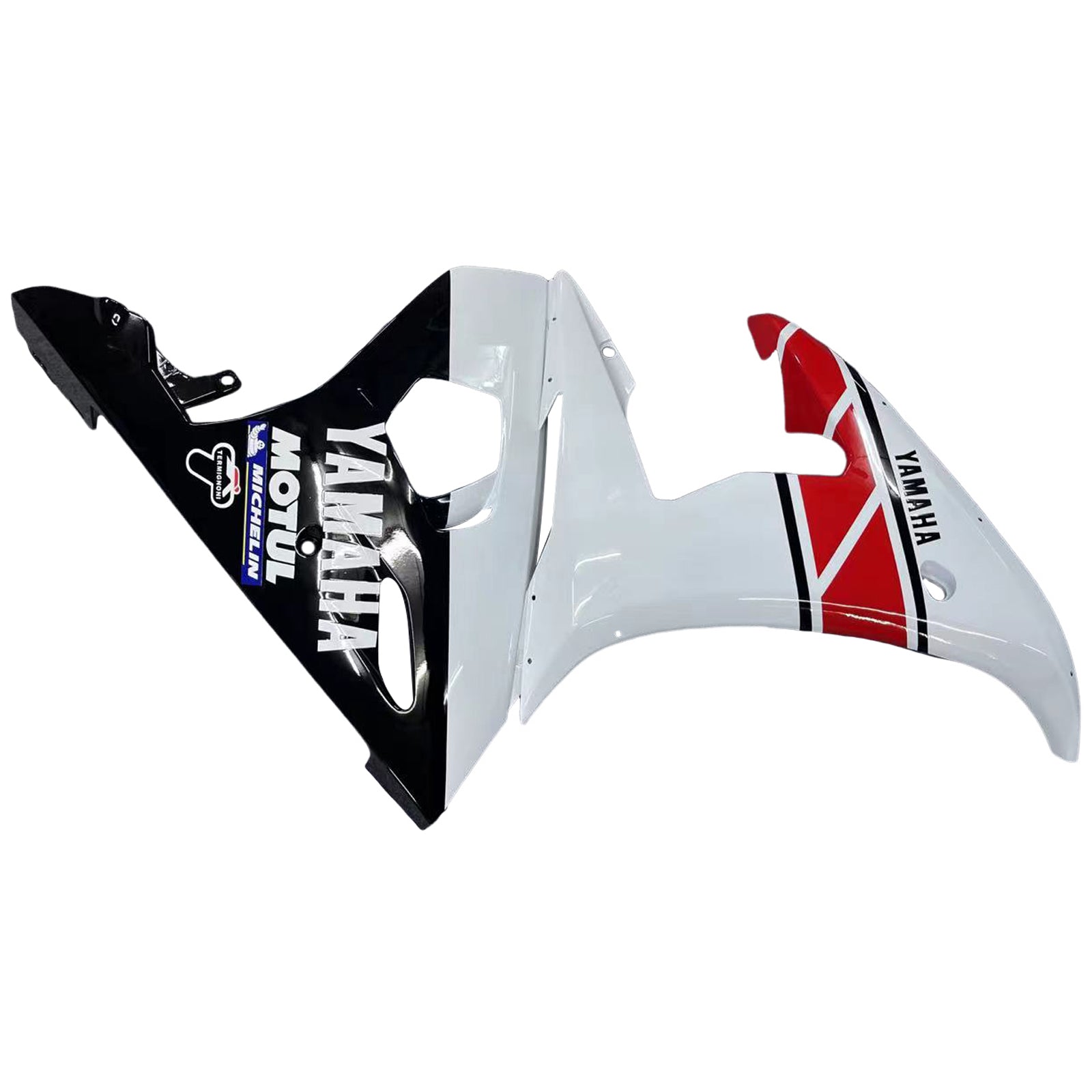 2005 Yamaha YZF 600 R6 Injektion Fairing Kit Bodywork Plastic ABS #104