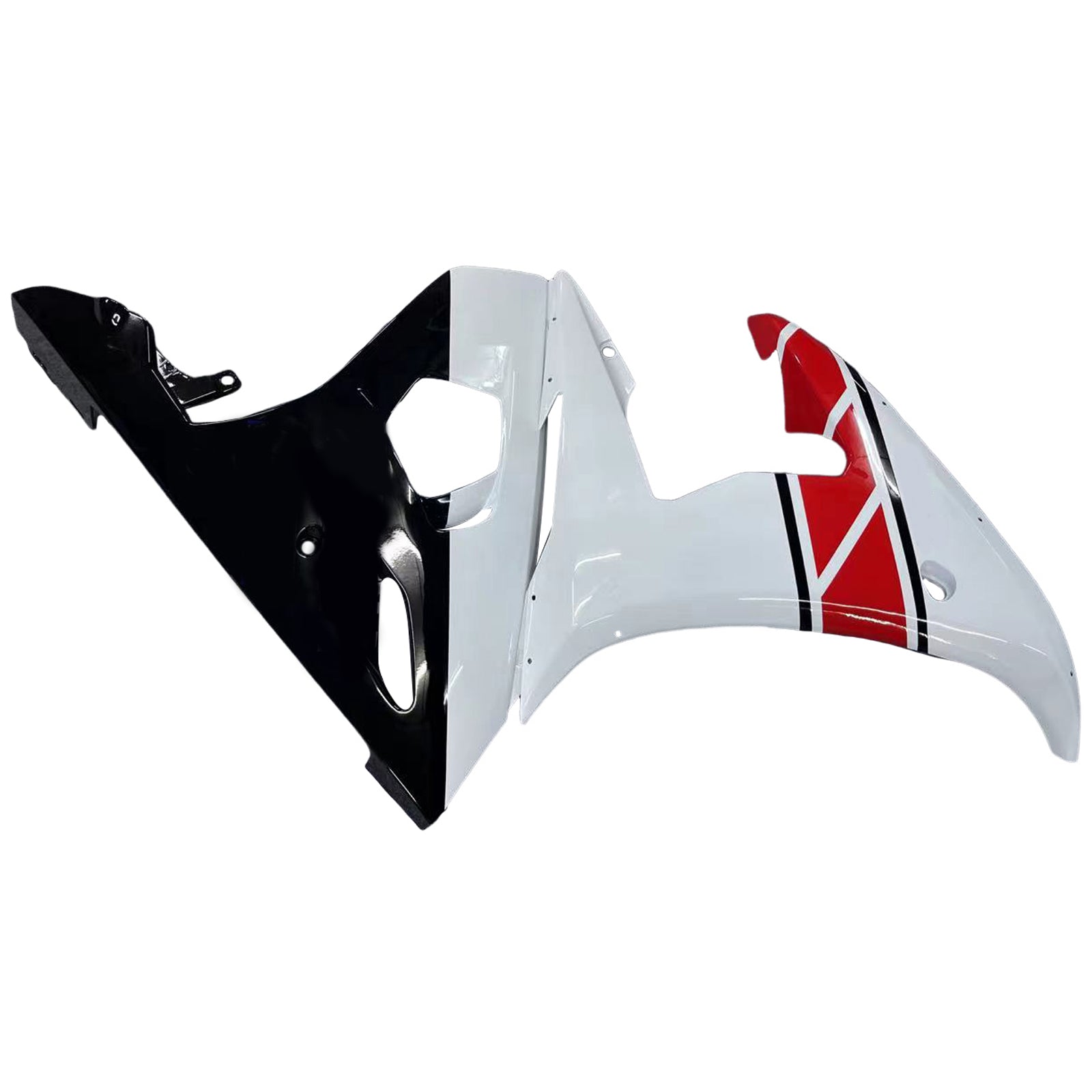 2005 Yamaha YZF 600 R6 injectiekuipset carrosserie kunststof ABS #104