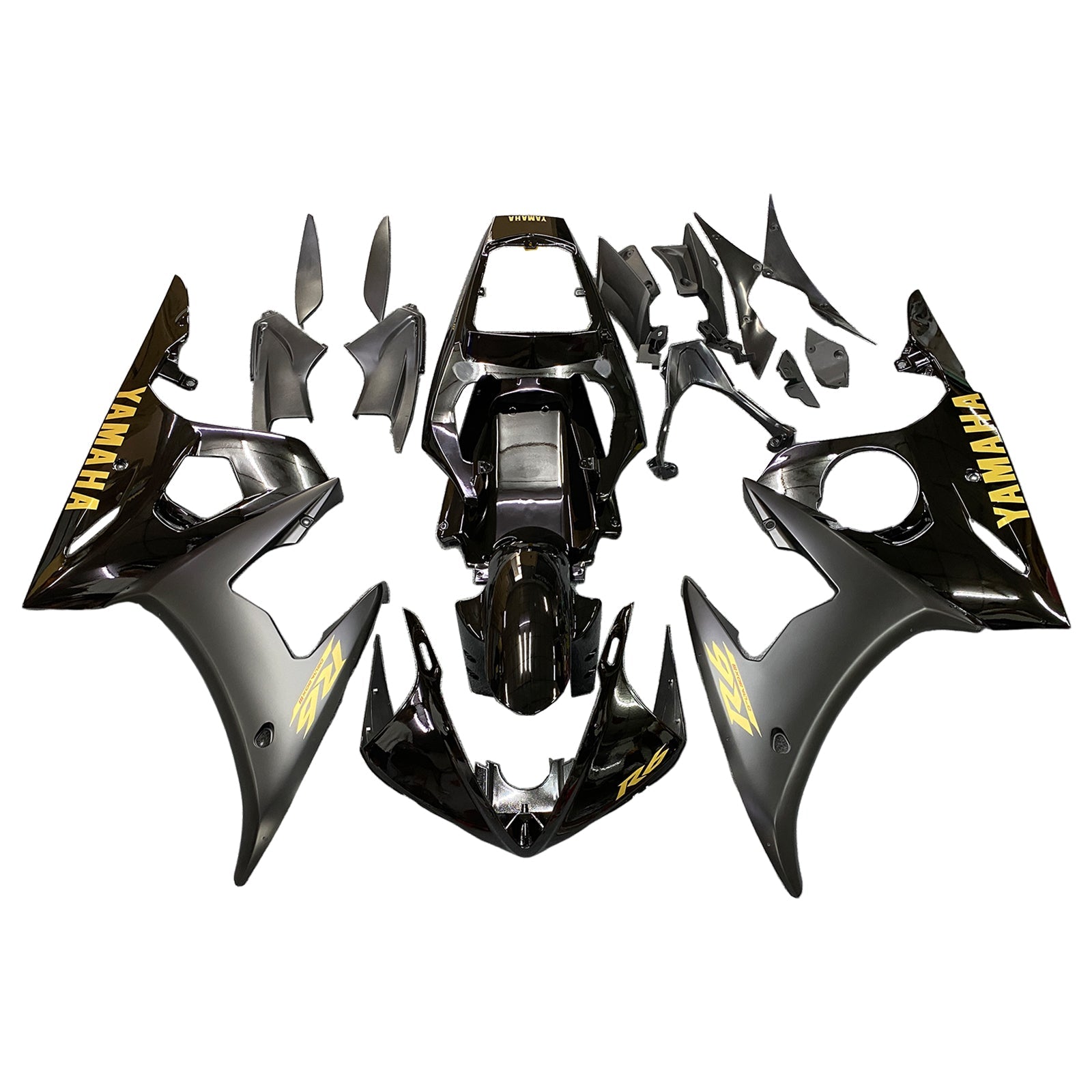 2005 Yamaha Yzf 600 R6 Kit de camence injection amotopart Bodywork Plastic Abs # 111