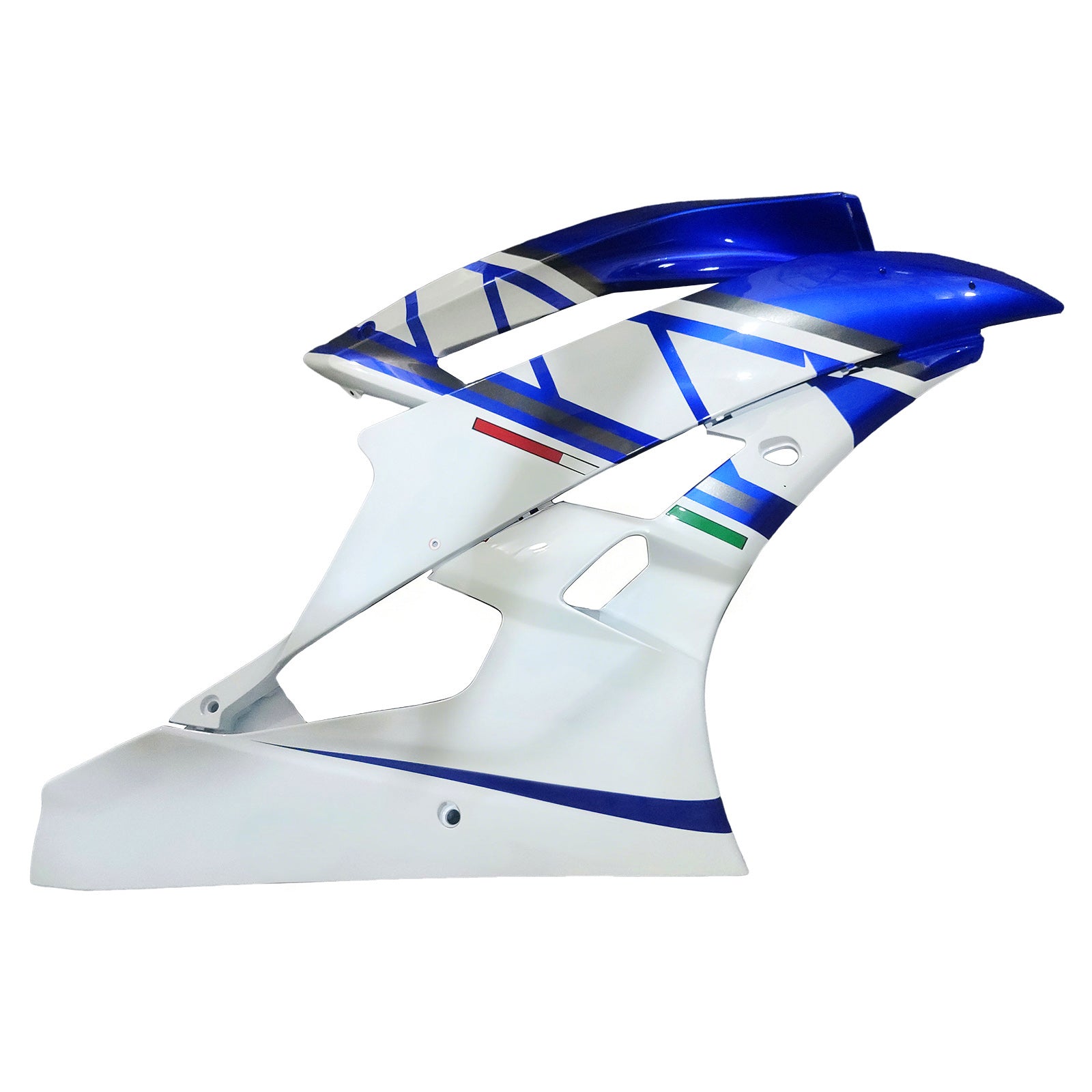 2006-2007 Yamaha YZF-R6 stroomlijnkappen wit blauw nr. 46 FIAT R6 Racing algemeen