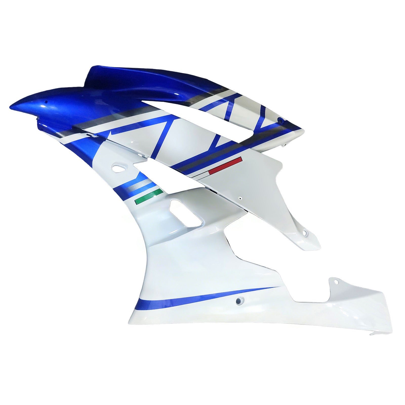 2006-2007 Yamaha YZF-R6 stroomlijnkappen wit blauw nr. 46 FIAT R6 Racing algemeen