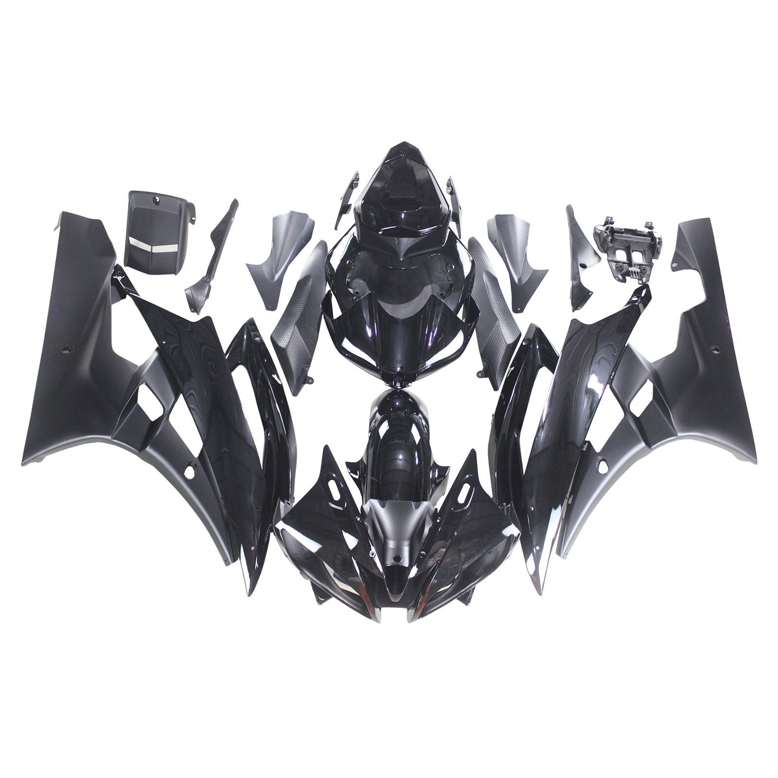 2006-2007 Yamaha YZF 600 R6 Amotopart Injection Fairing Kit Bodywork Plastic ABS #107