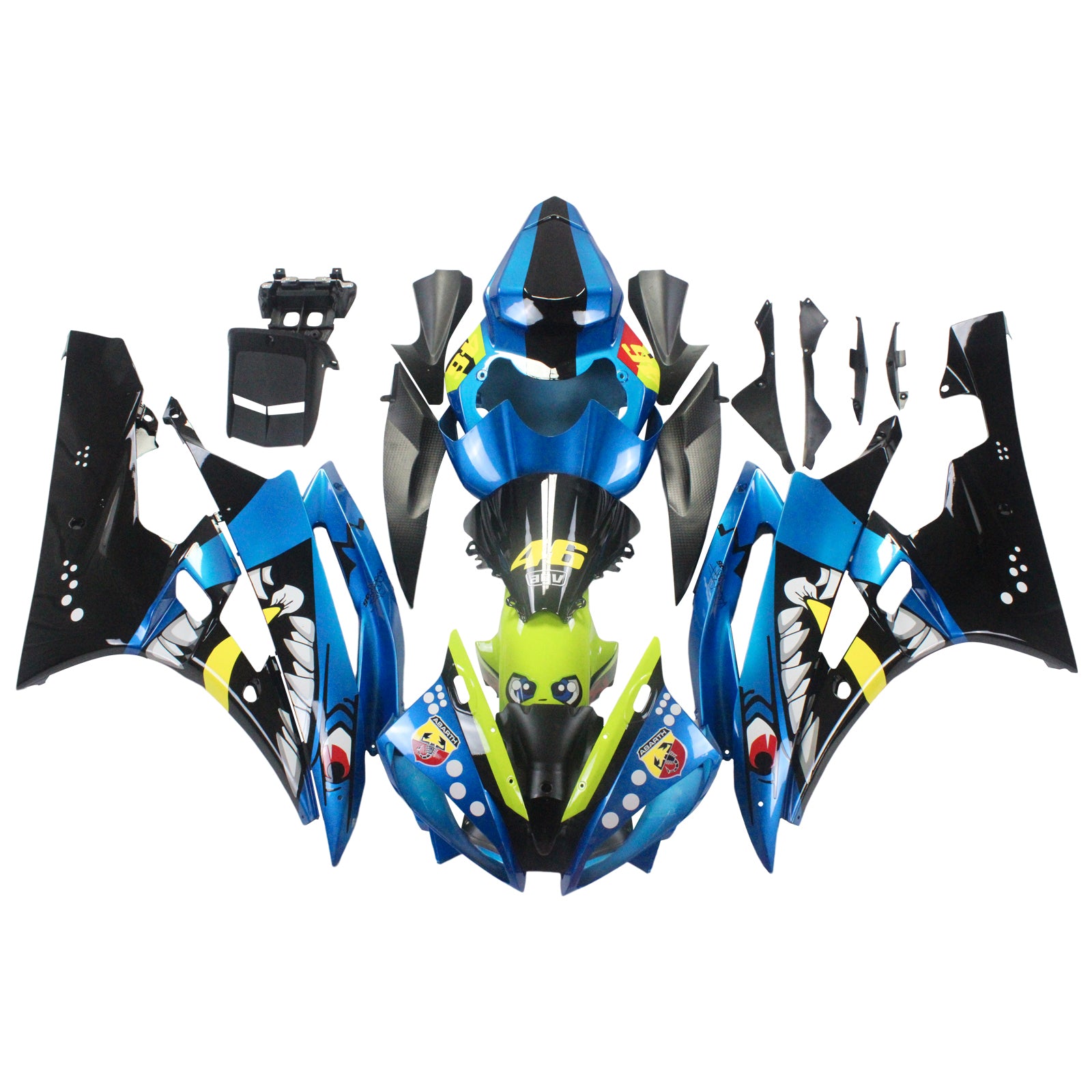 2006-2007 Yamaha YZF 600 R6 kuipset algemeen