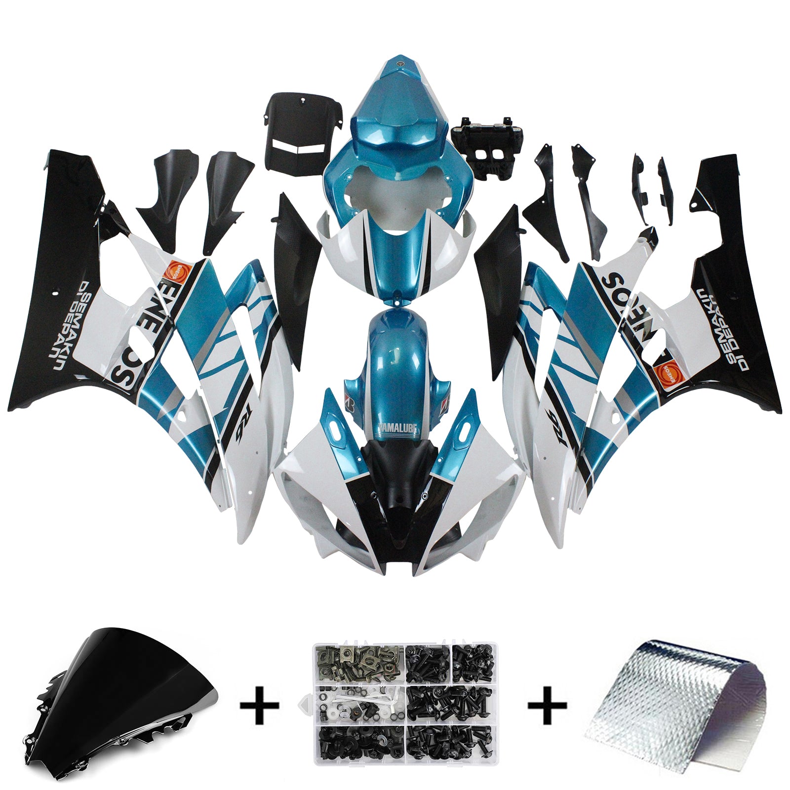 Kit de carenado Yamaha YZF 600 R6 2006-2007 genérico