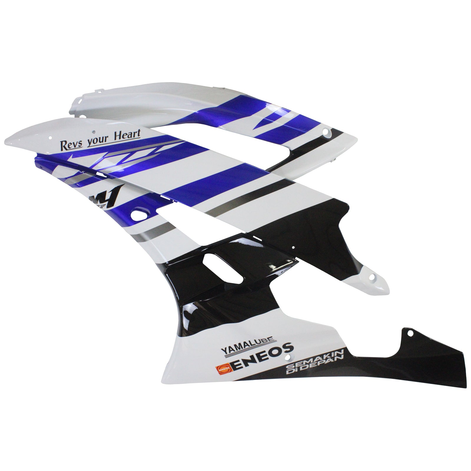 2006-2007 YAMAHA YZF 600 R6 Injektionsmässa kit Kroppsarbete Plast ABS #151