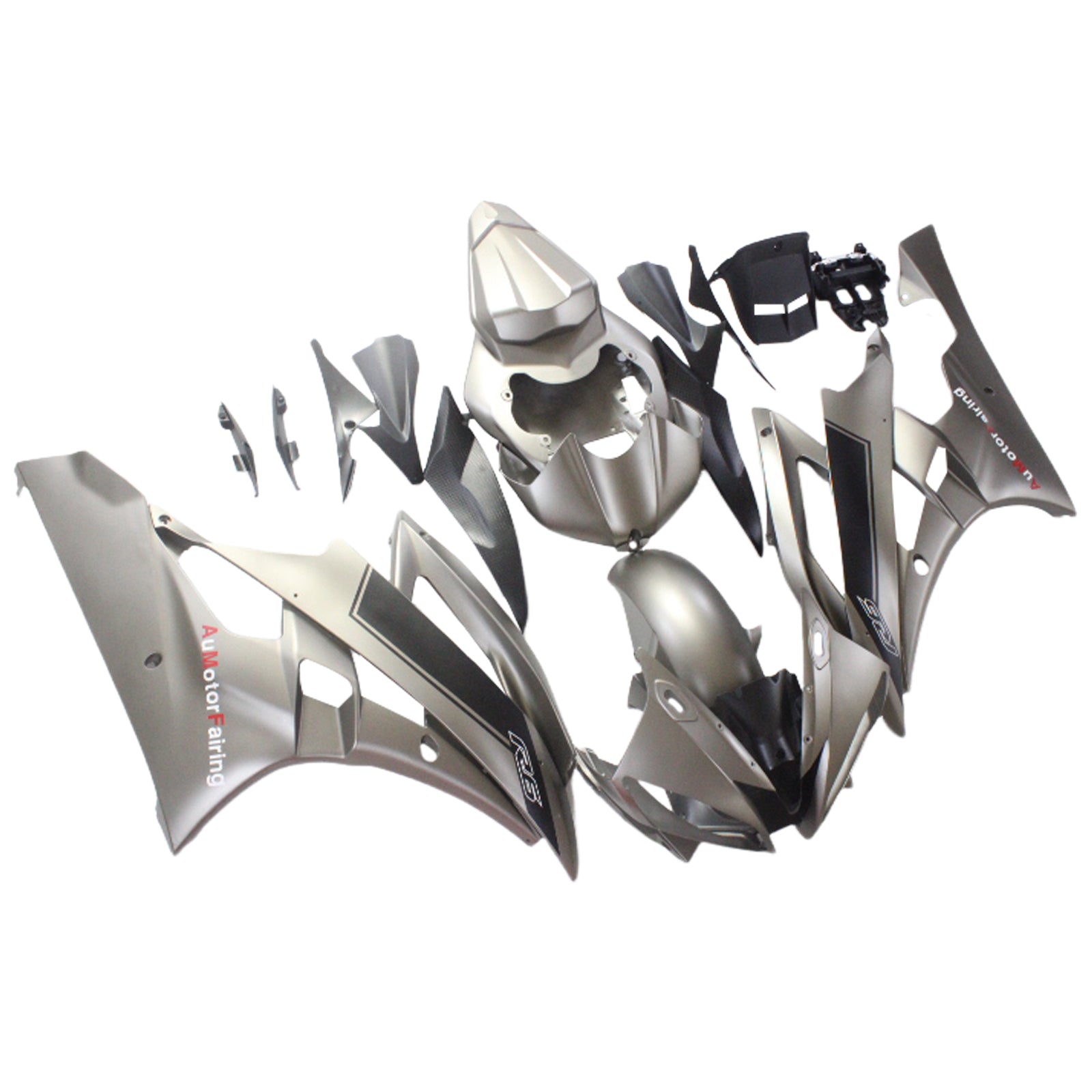 2006-2007 Yamaha YZF 600 R6 Injection Fairing Kit Bodywork Plastic ABS #155