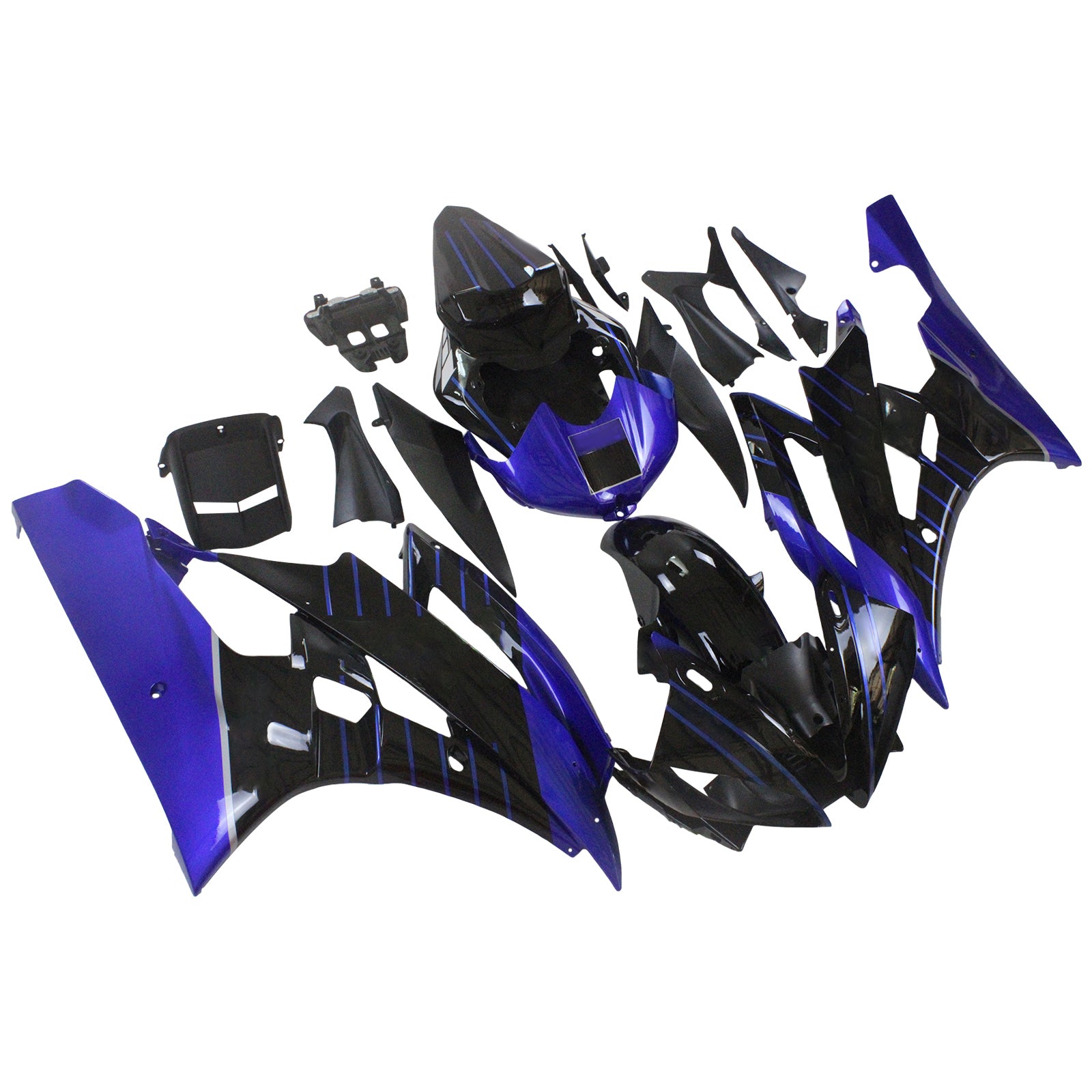 2006-2007 Yamaha YZF 600 R6 kuipset carrosserie kunststof ABS