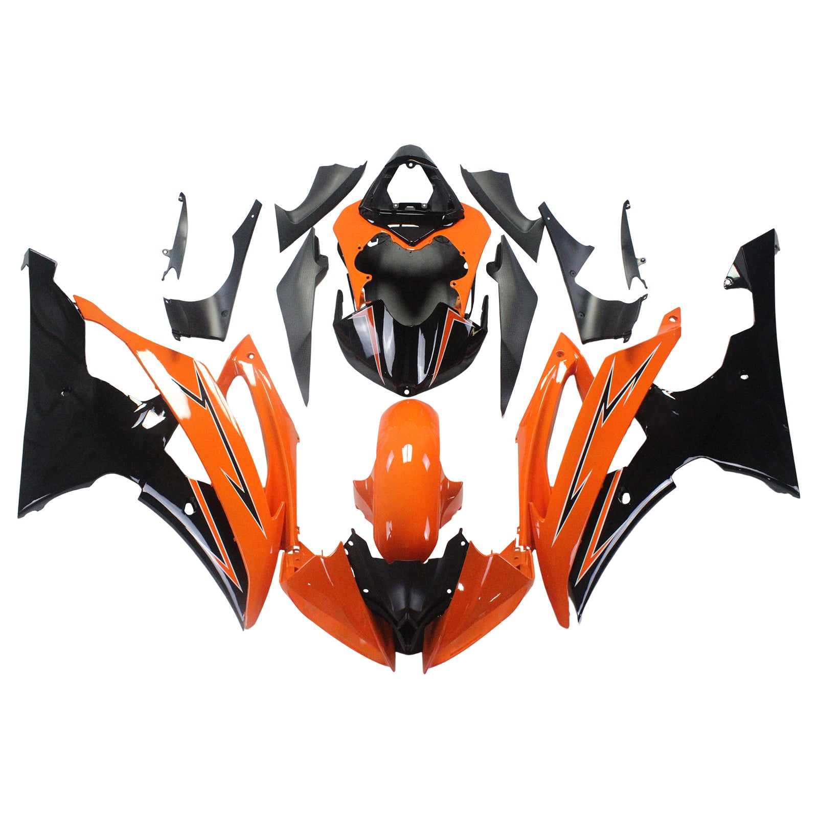 2008-2016 YAMAHA YZF 600 R6 AMOTOPART INJEKTION FAIRING KIT BOODYWORK ABS #111