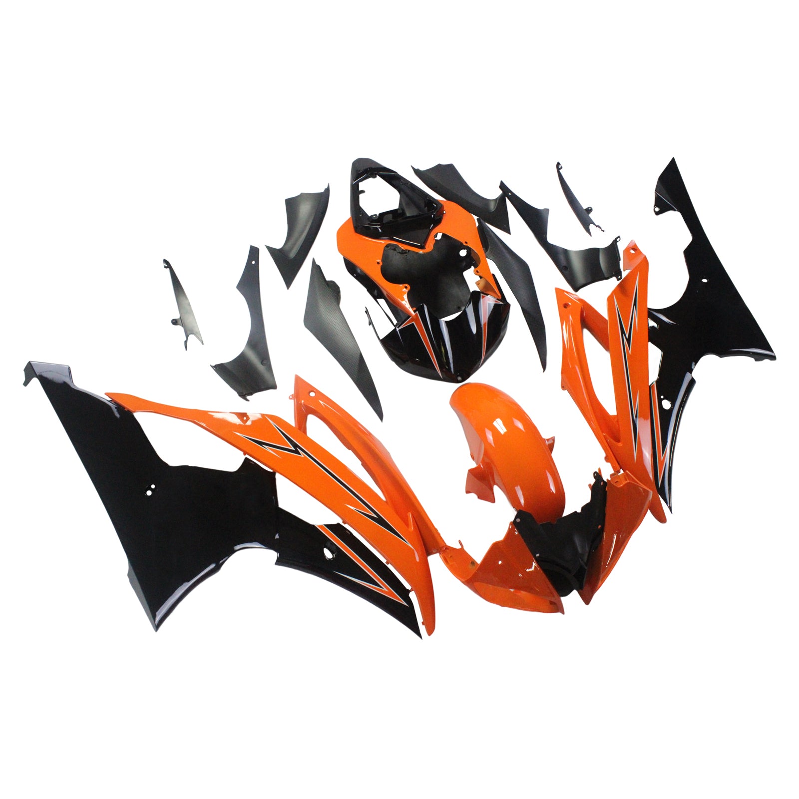 2008-2016 Yamaha YZF 600 R6 Kit de carenagem de injeção AMOTOTART ABS PLÁSTICO DE PLÁSTICOS #111