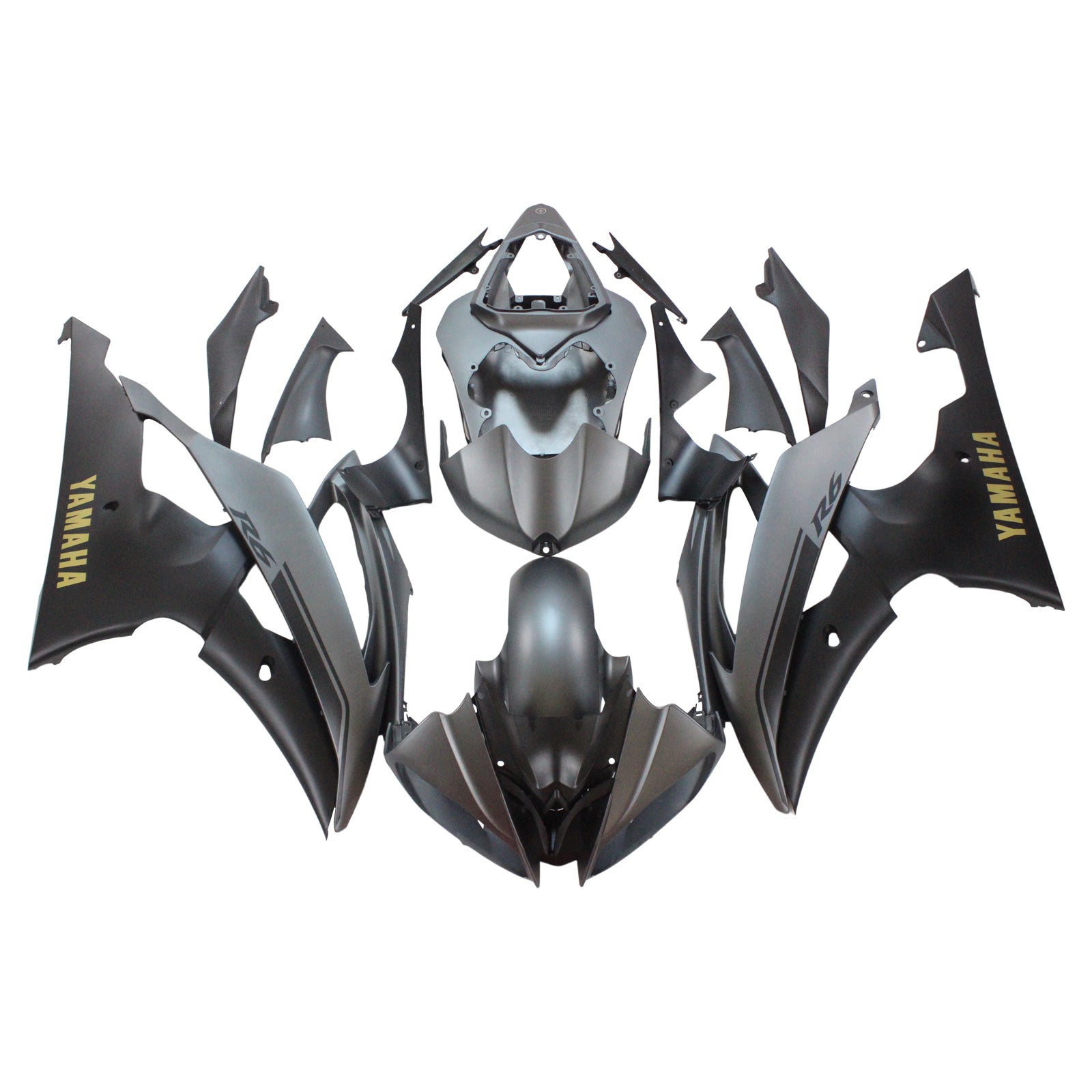 2008-2016 Yamaha yzf 600 R6 Kit de camence d'injection Bodywork Plastic Abs # 133