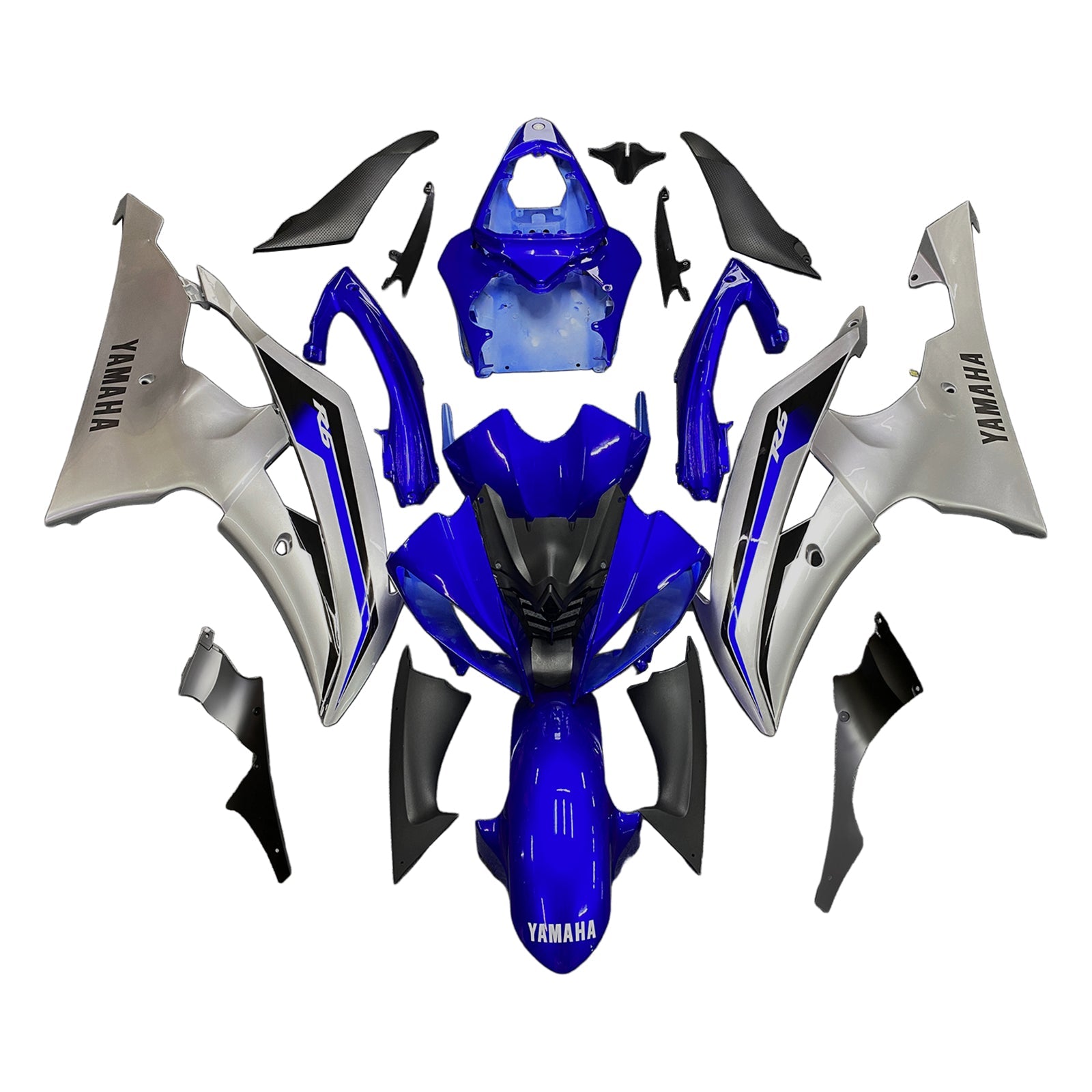 2008-2016 Yamaha Yzf 600 R6 Kit de camence d'injection Bodywork Plastic Abs # 158