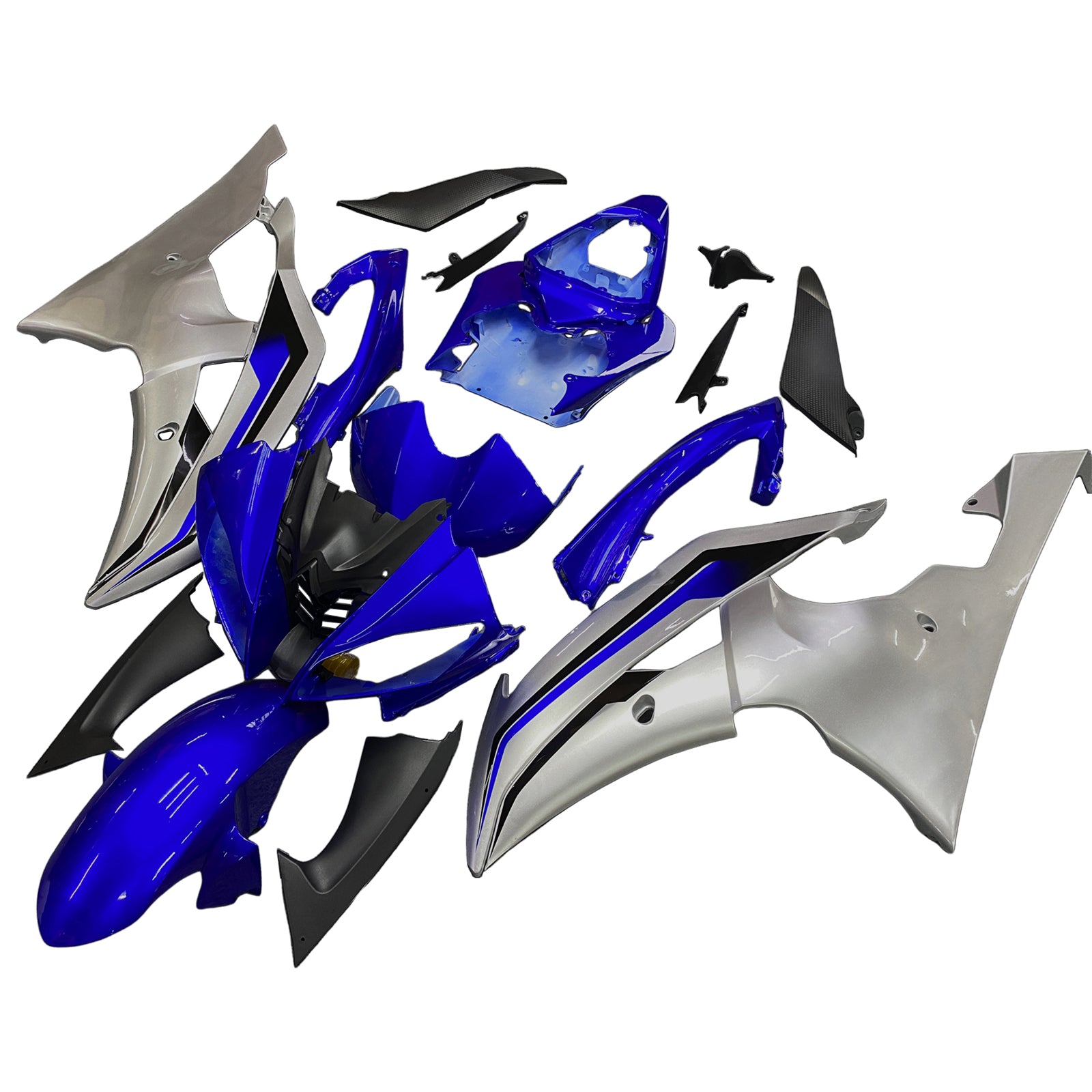 2008-2016 YAMAHA YZF 600 R6 Injektionsmässa kit Bodywork Plastic ABS #158