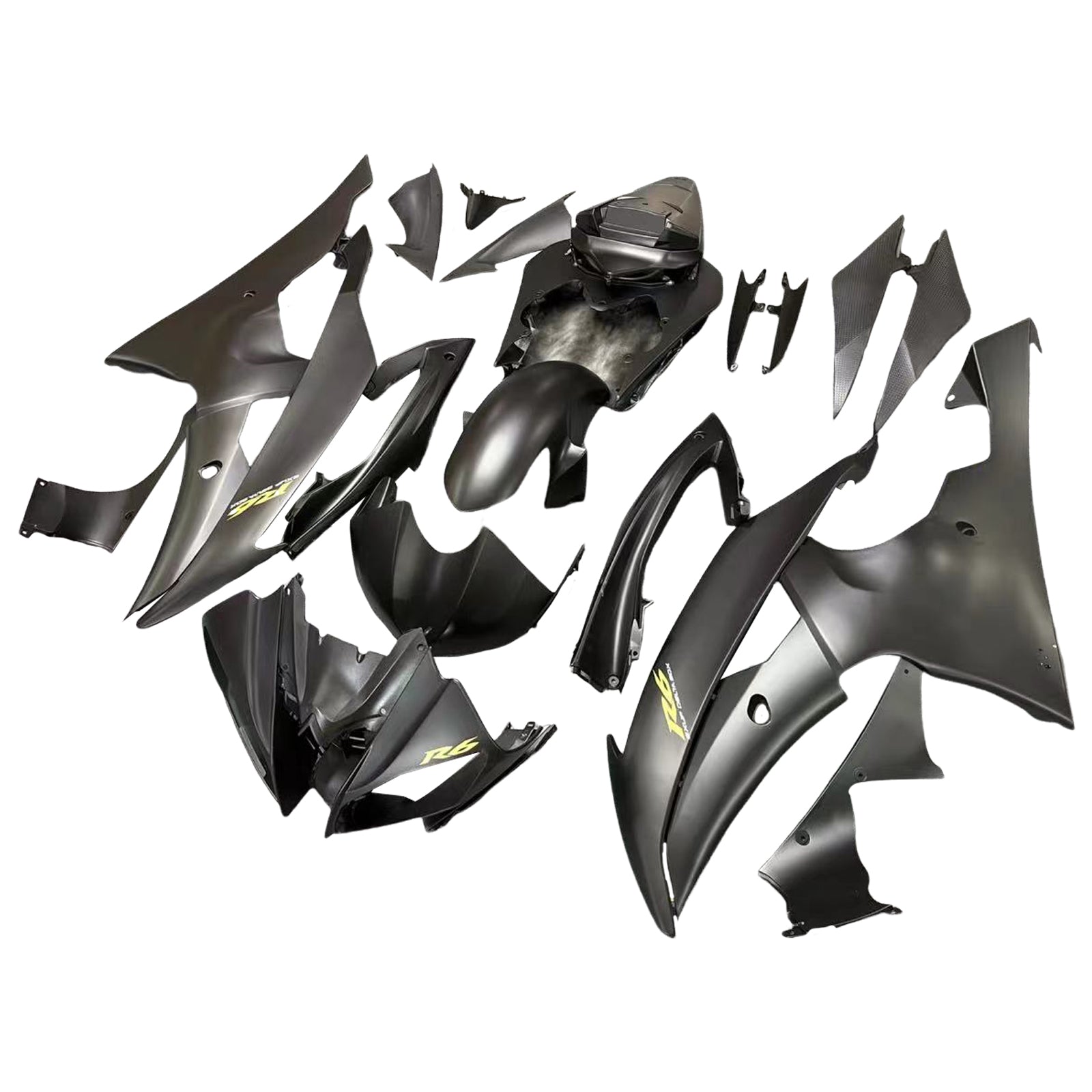 2008-2016 Yamaha YZF 600 R6 Injectiekuipset Carrosserie Kunststof ABS #176